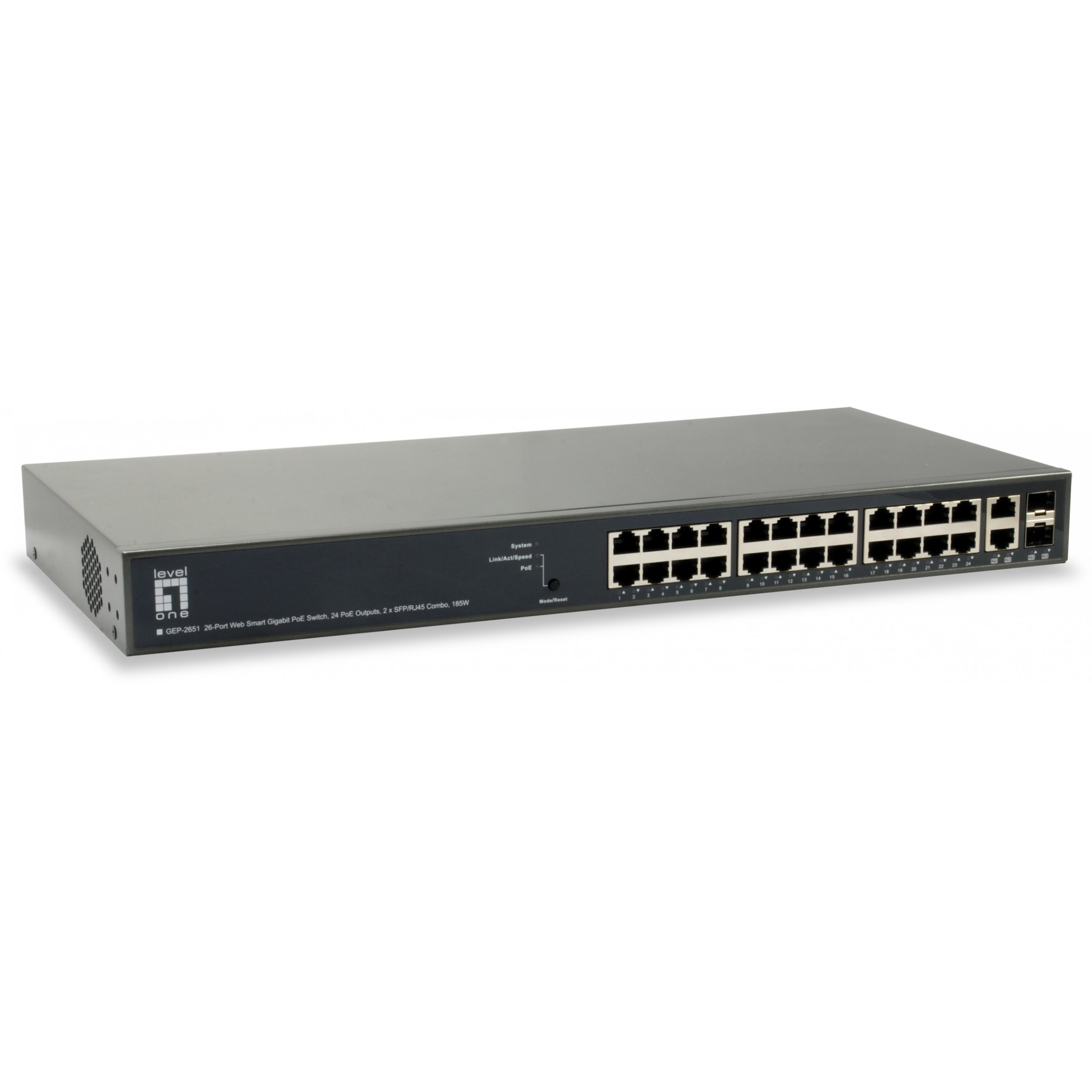 Switch 26x GE GEP-2651 2xGSFP 19