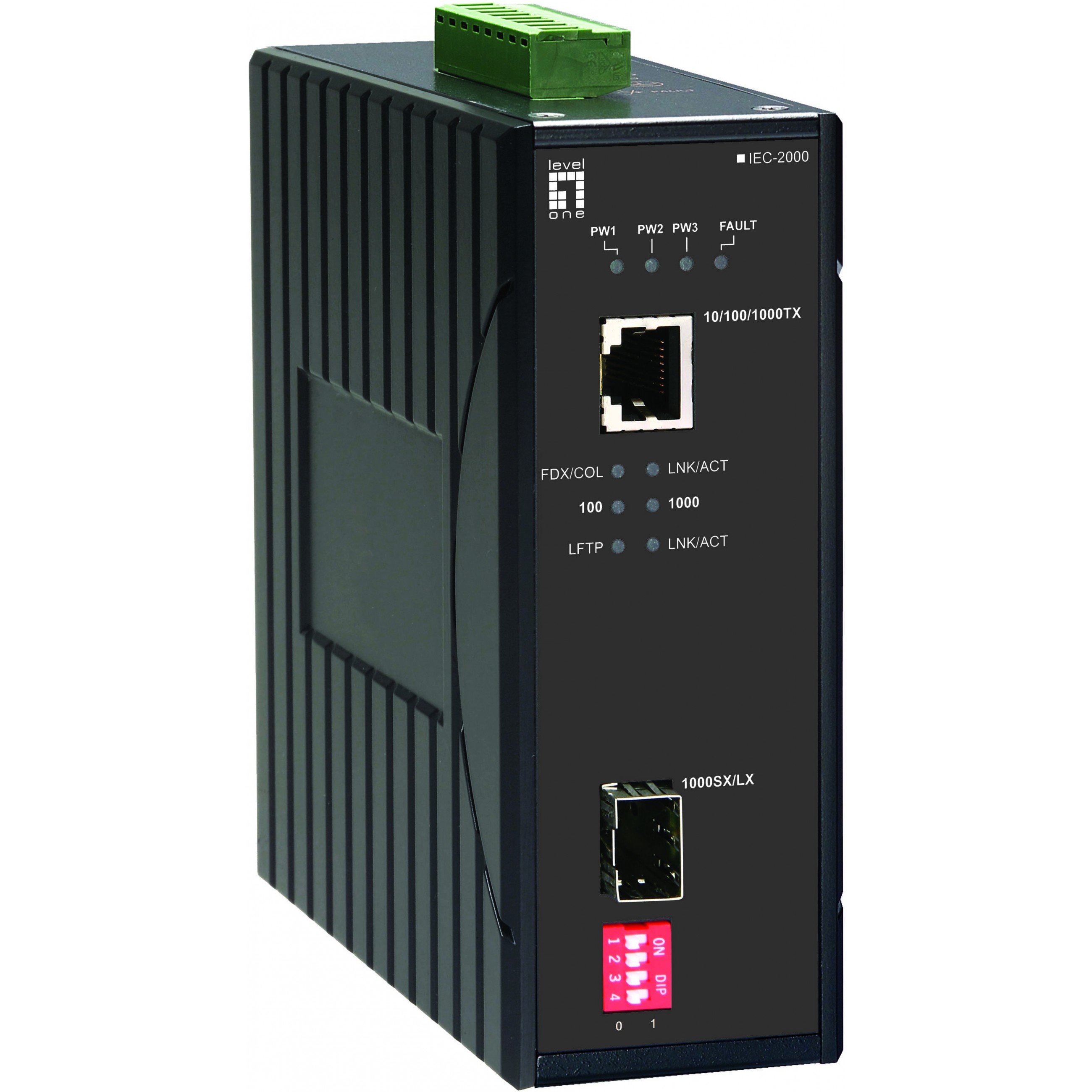 Konverter IEC-2000 10/100TX>100FX 2km