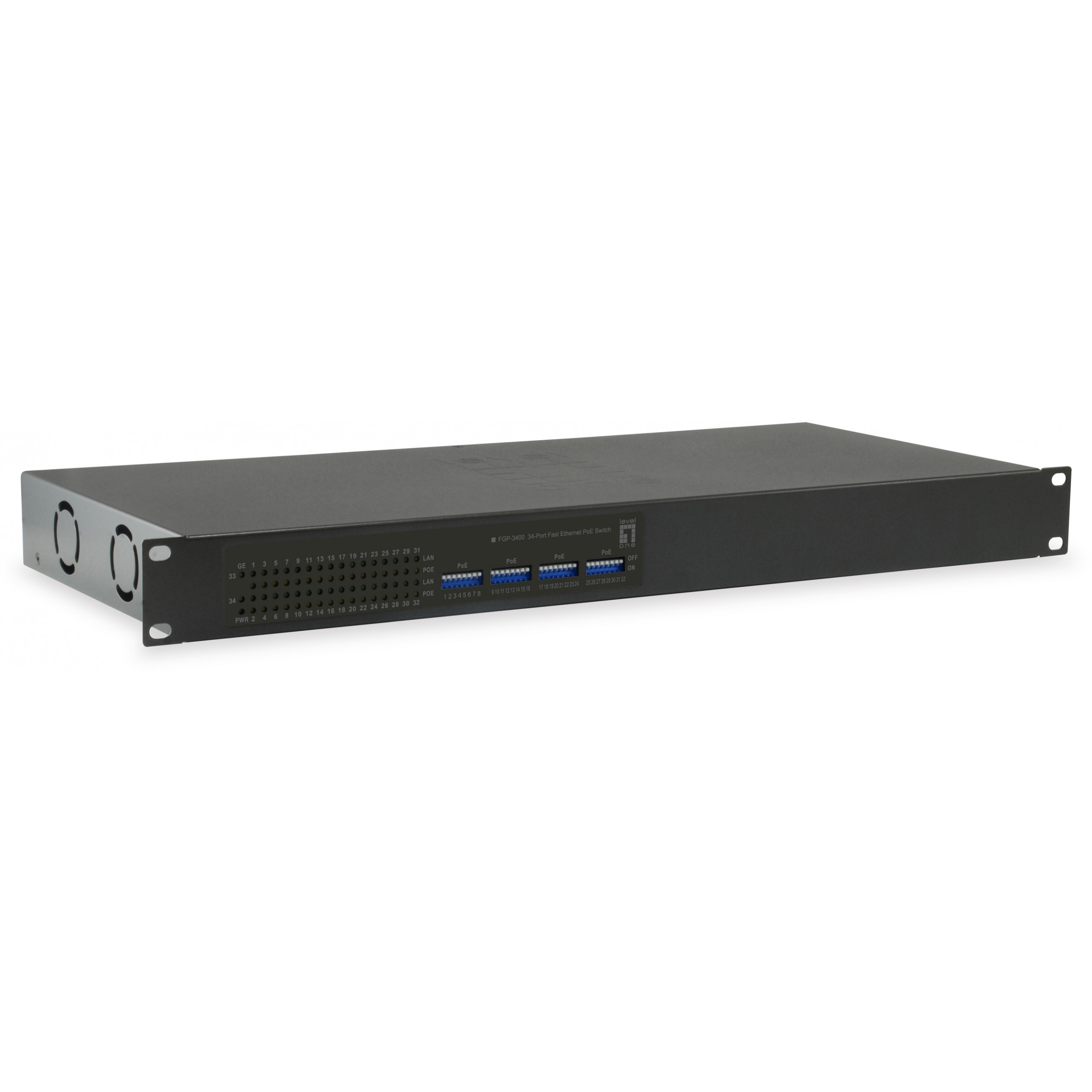 Switch 34x FE FGP-3400W630 2xGE 19