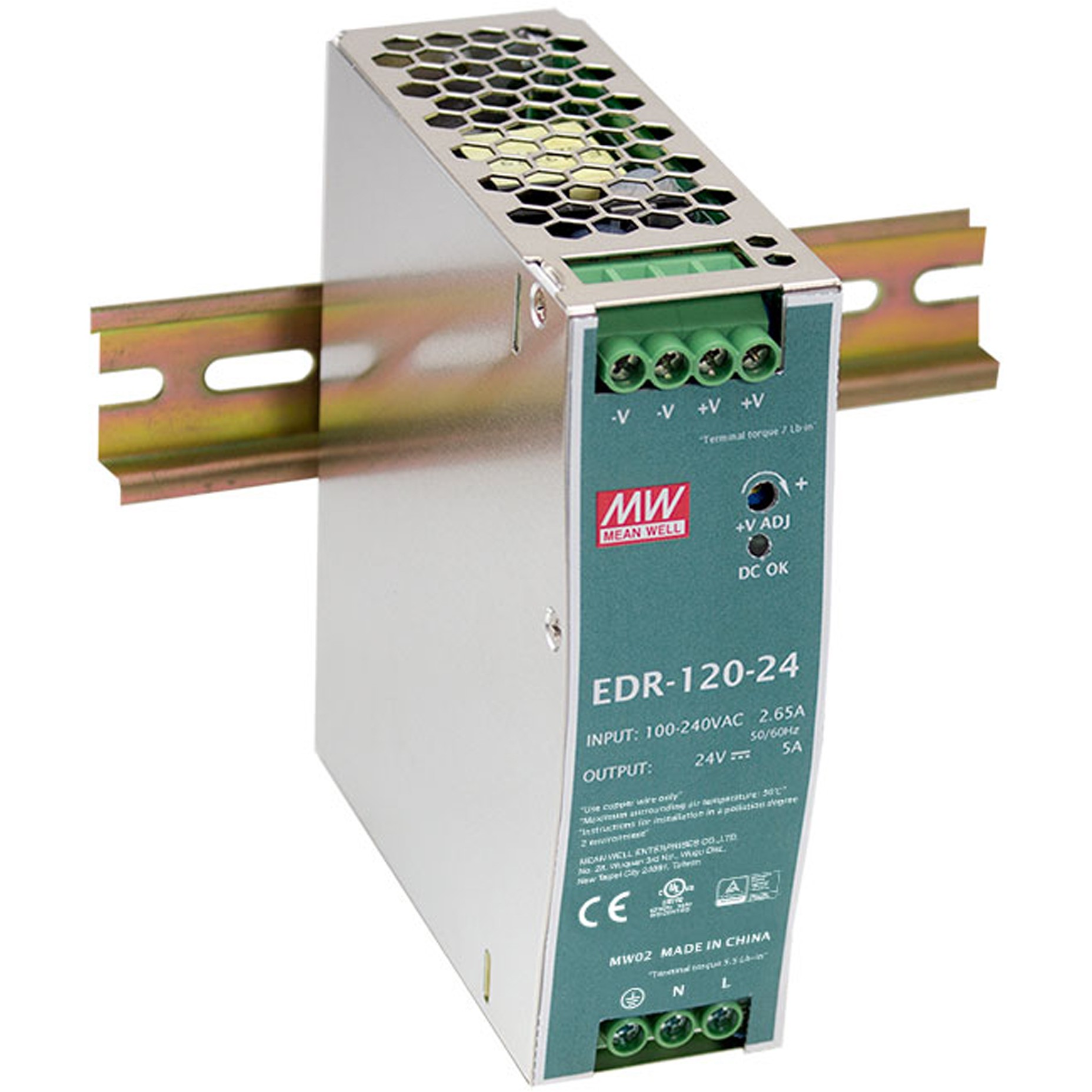 ind. Netzteil POW-4841 48VDC 120W DIN-Schiene PoE