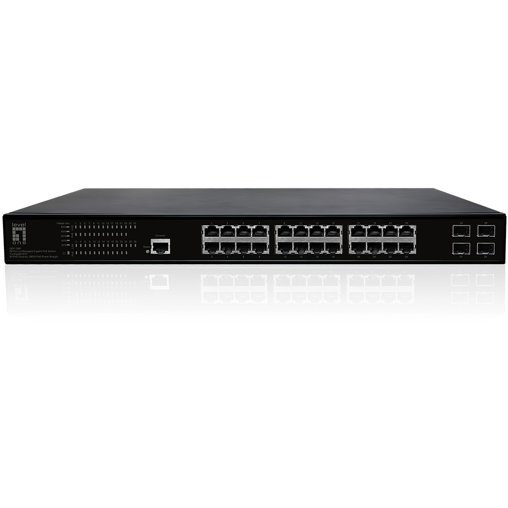 Switch 28xPort GEP-2861 4xGSFP 19