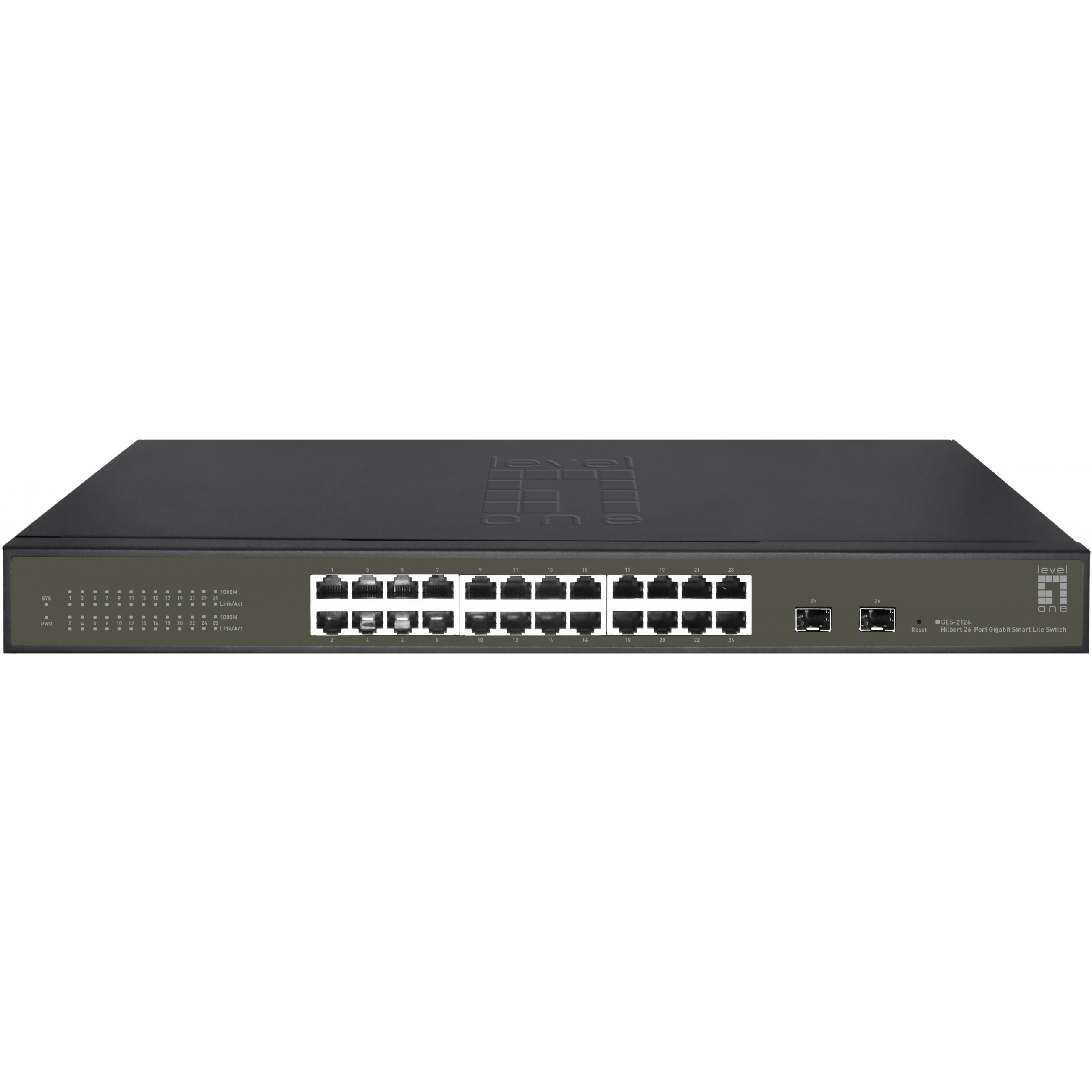 Switch 24x GE GES-2126 2xGSFP 19