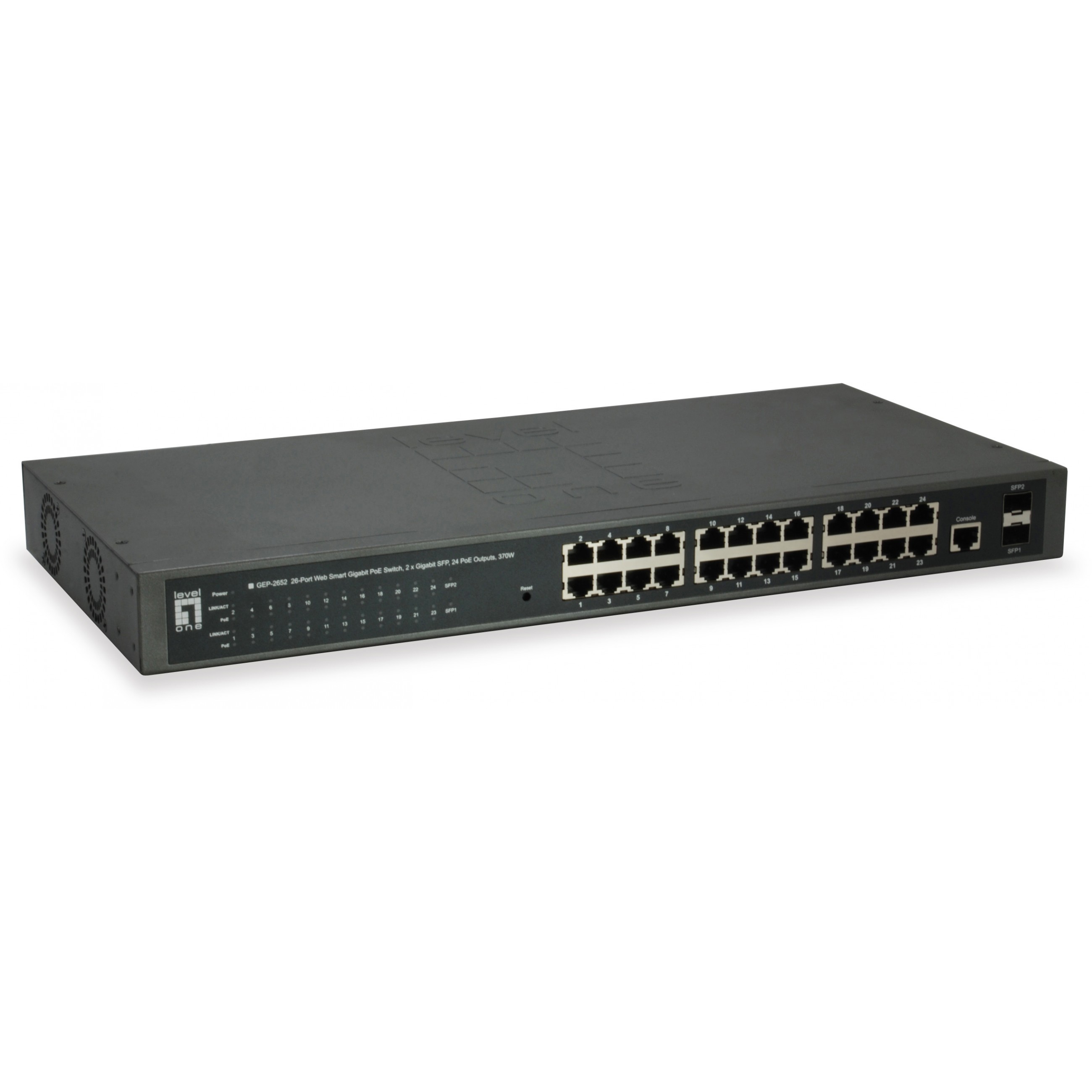 Switch 24x GE GEP-2652 2xGSFP 19