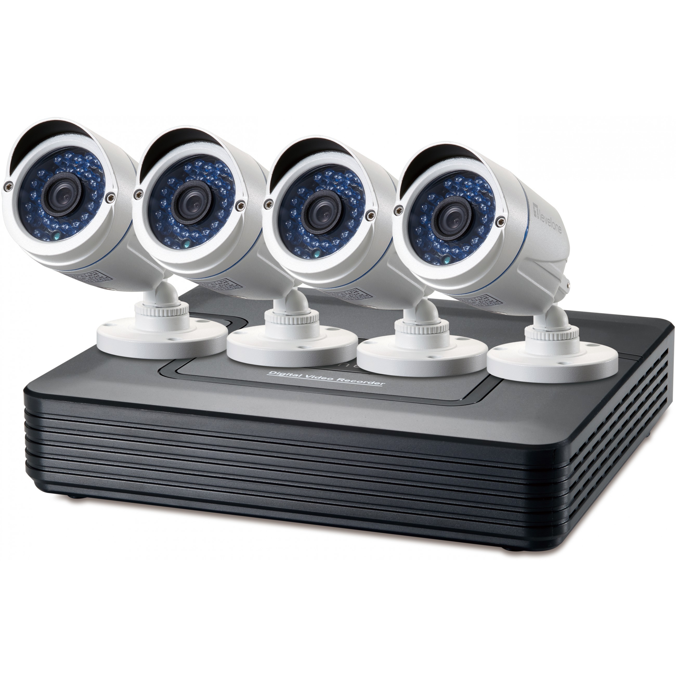 CCTV 8-Kanal Fix Out H.264 IR 4xCam inkl.