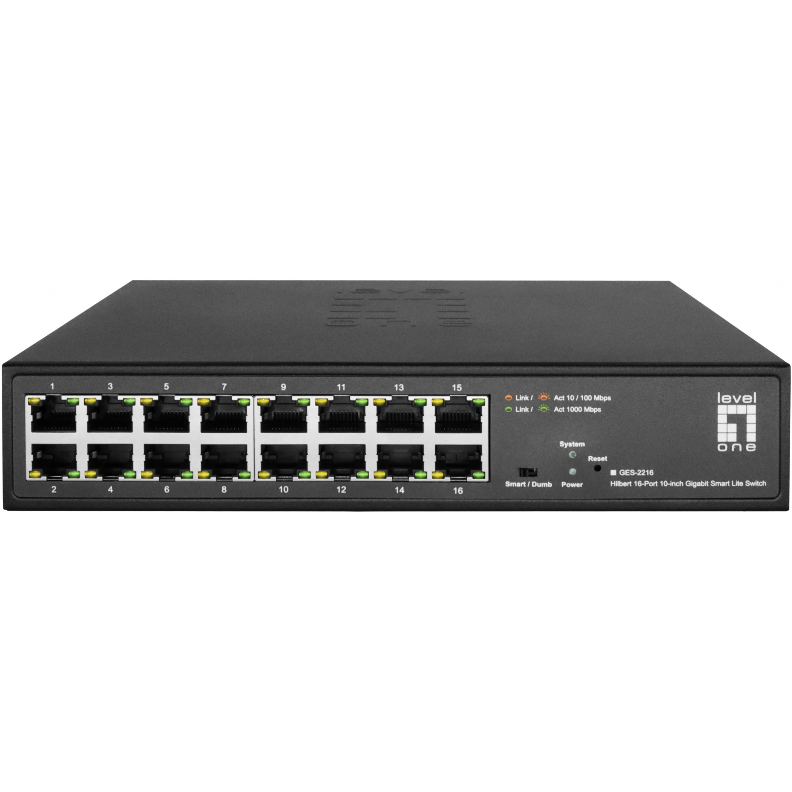 Switch 16x GE GES-2216 Hilbert 10