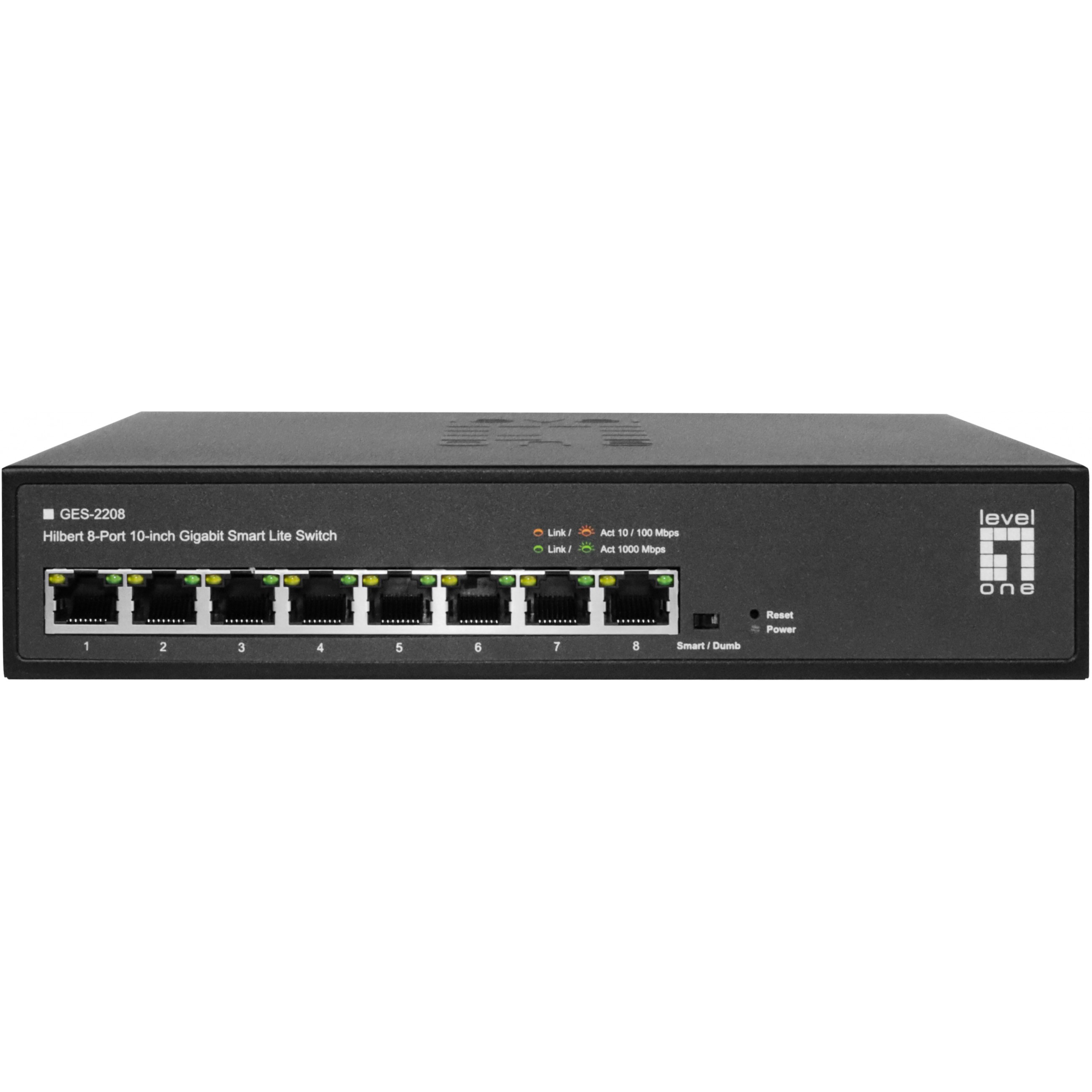 Switch 8x GE GES-2208 Hilbert 10