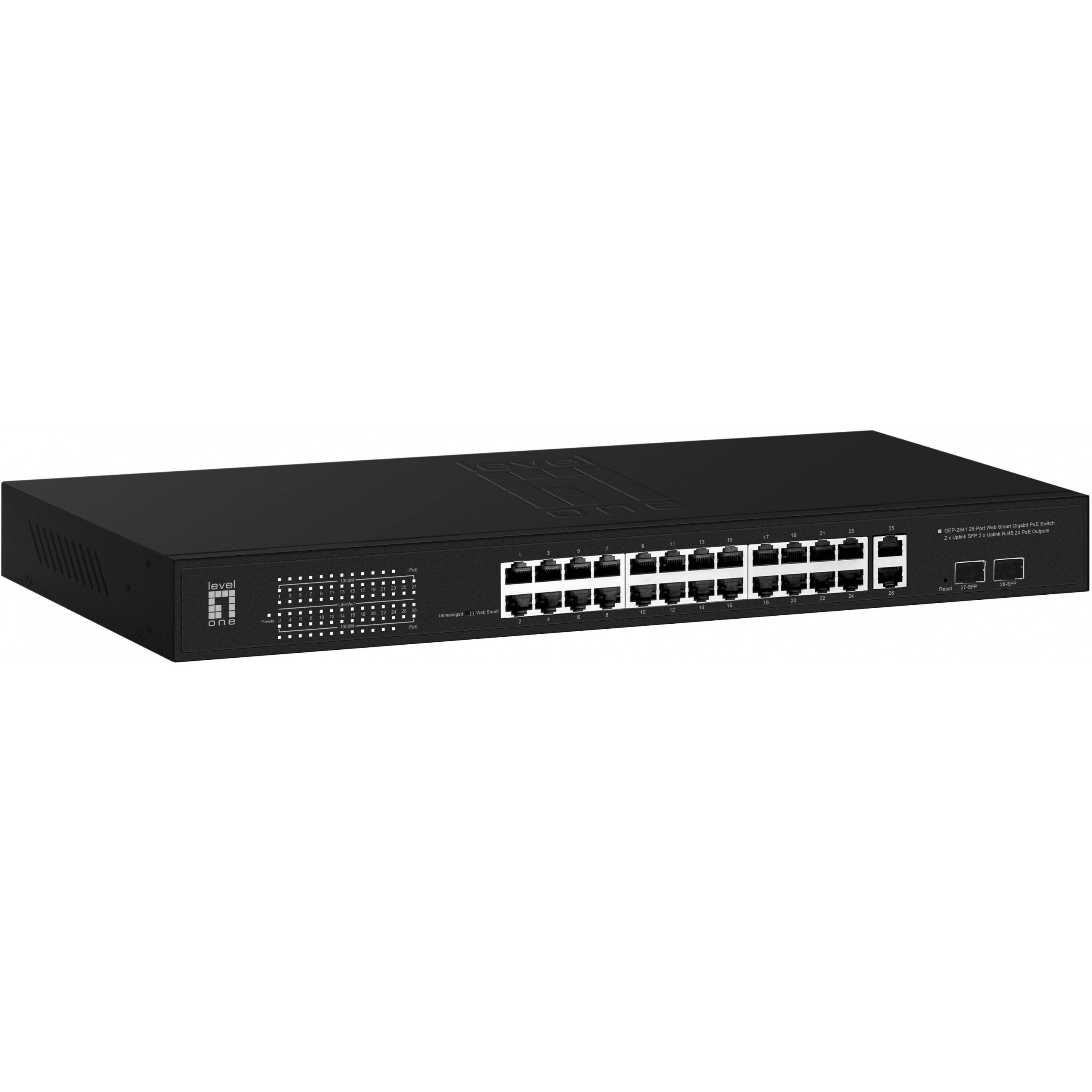 Switch 24x GE GEP-2841 2xGSFP 19