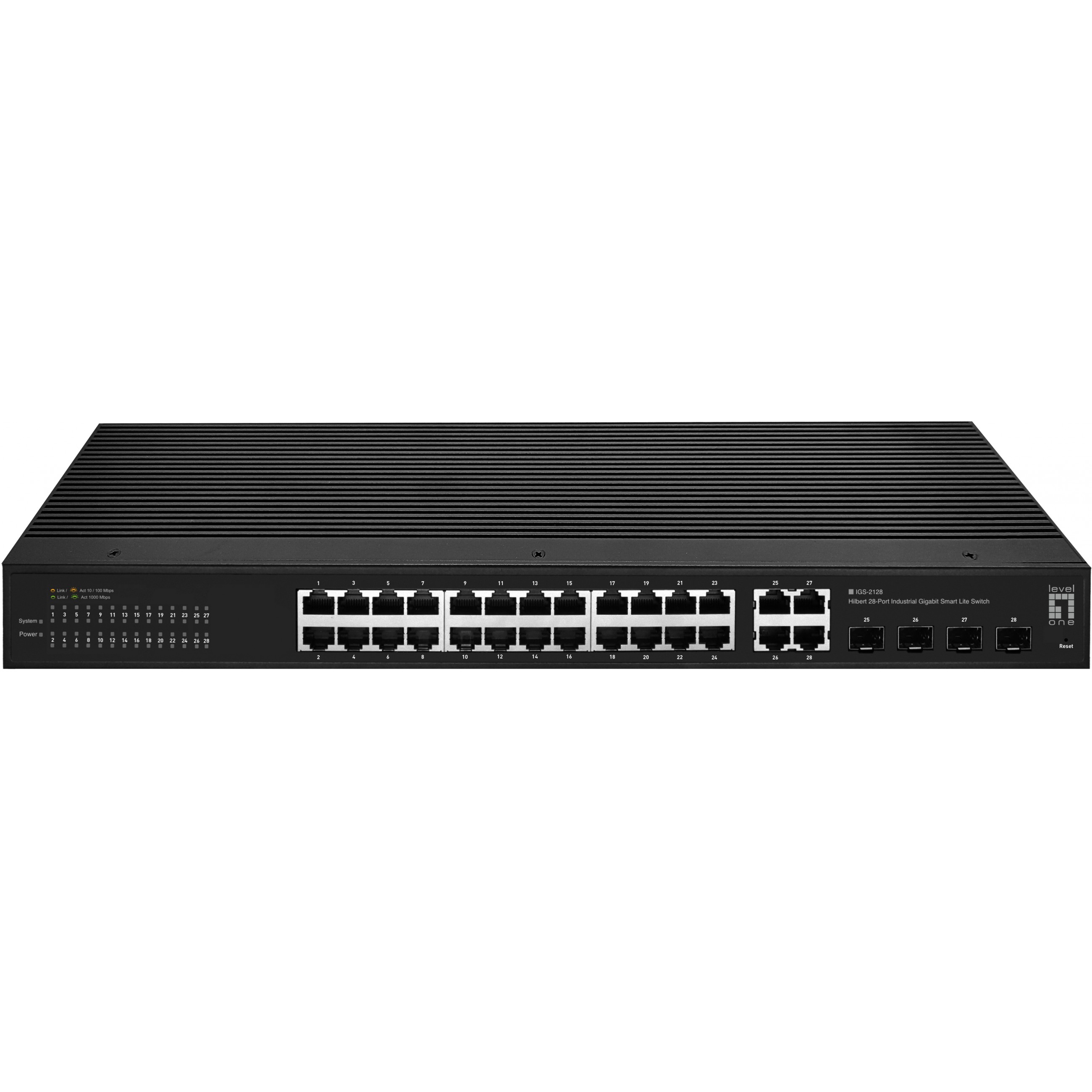 Switch 28x GE IGS-2128 4xSFP. 24xRJ45 Ports sw