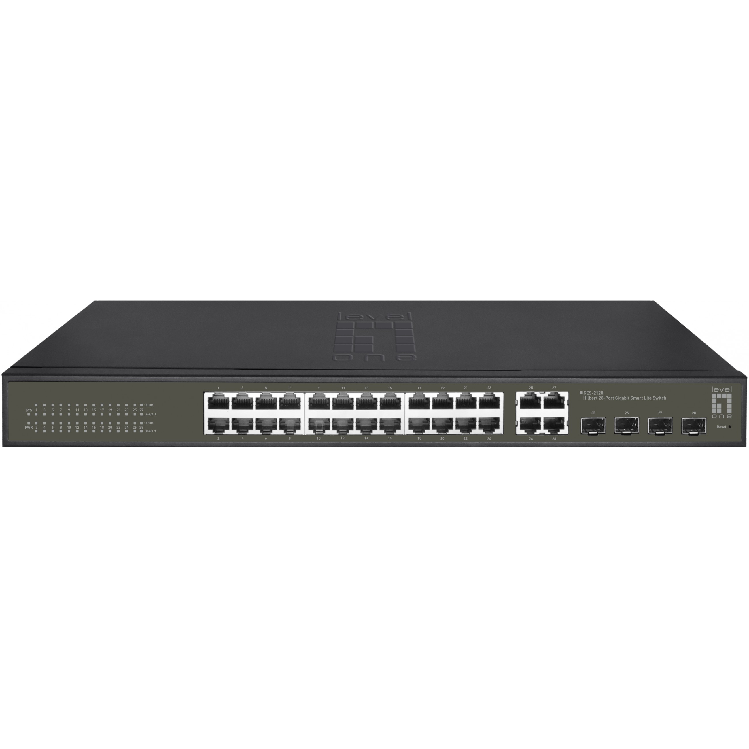 Switch 24x GE GES-2128 4xGE 4xGSFP 19
