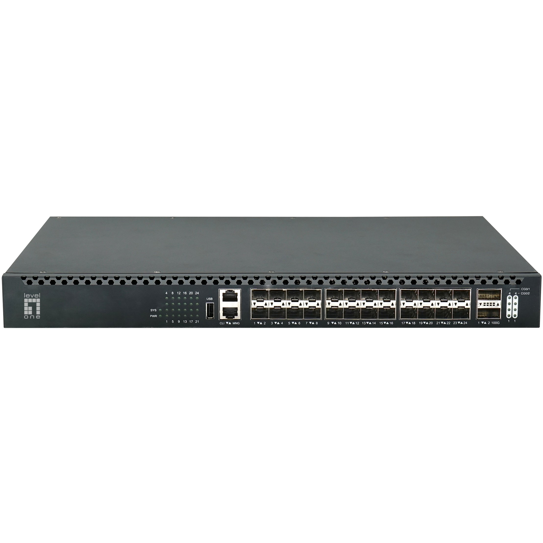 Switch 26x GE XQS-3126 2x40/100GbE 19