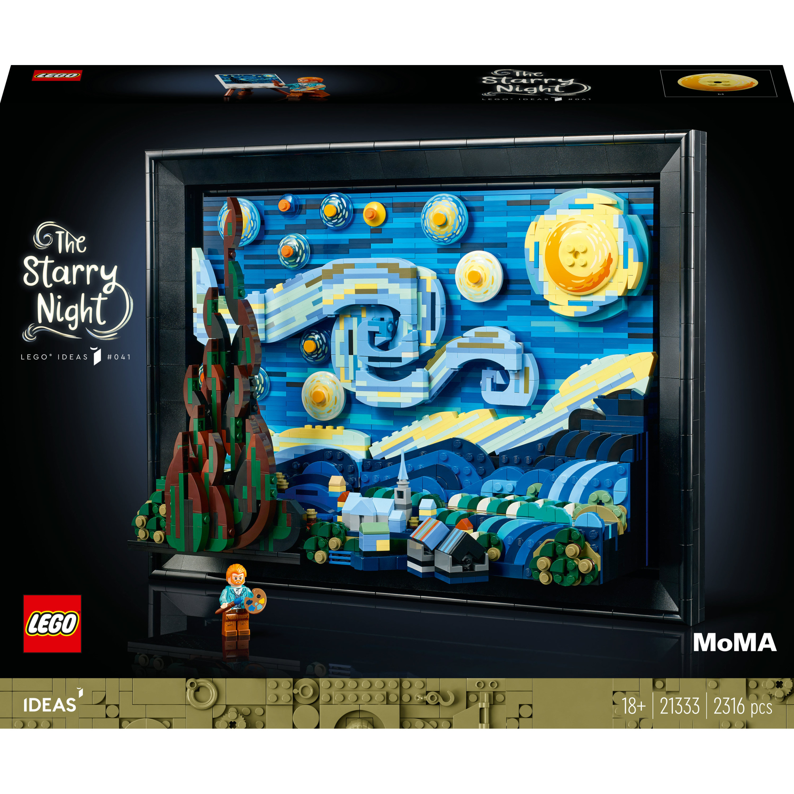 LEGO Ideas - Vincent van Gogh - Sternennacht