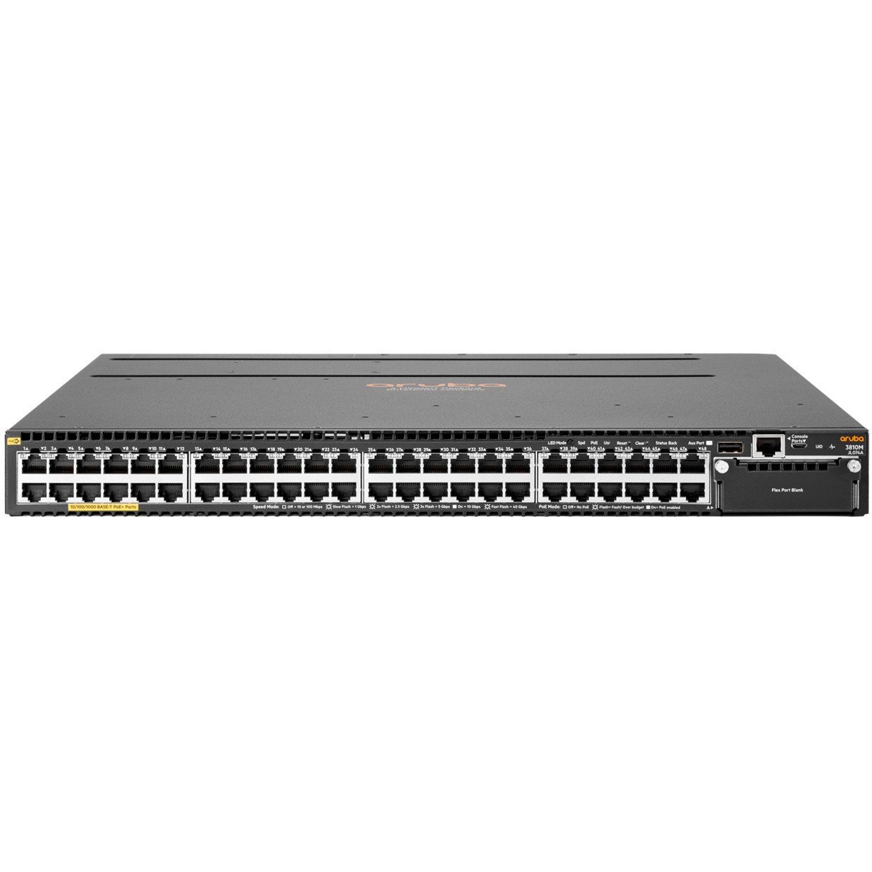 ARUBA 3810M 48G POE+1-SCH-STOCK