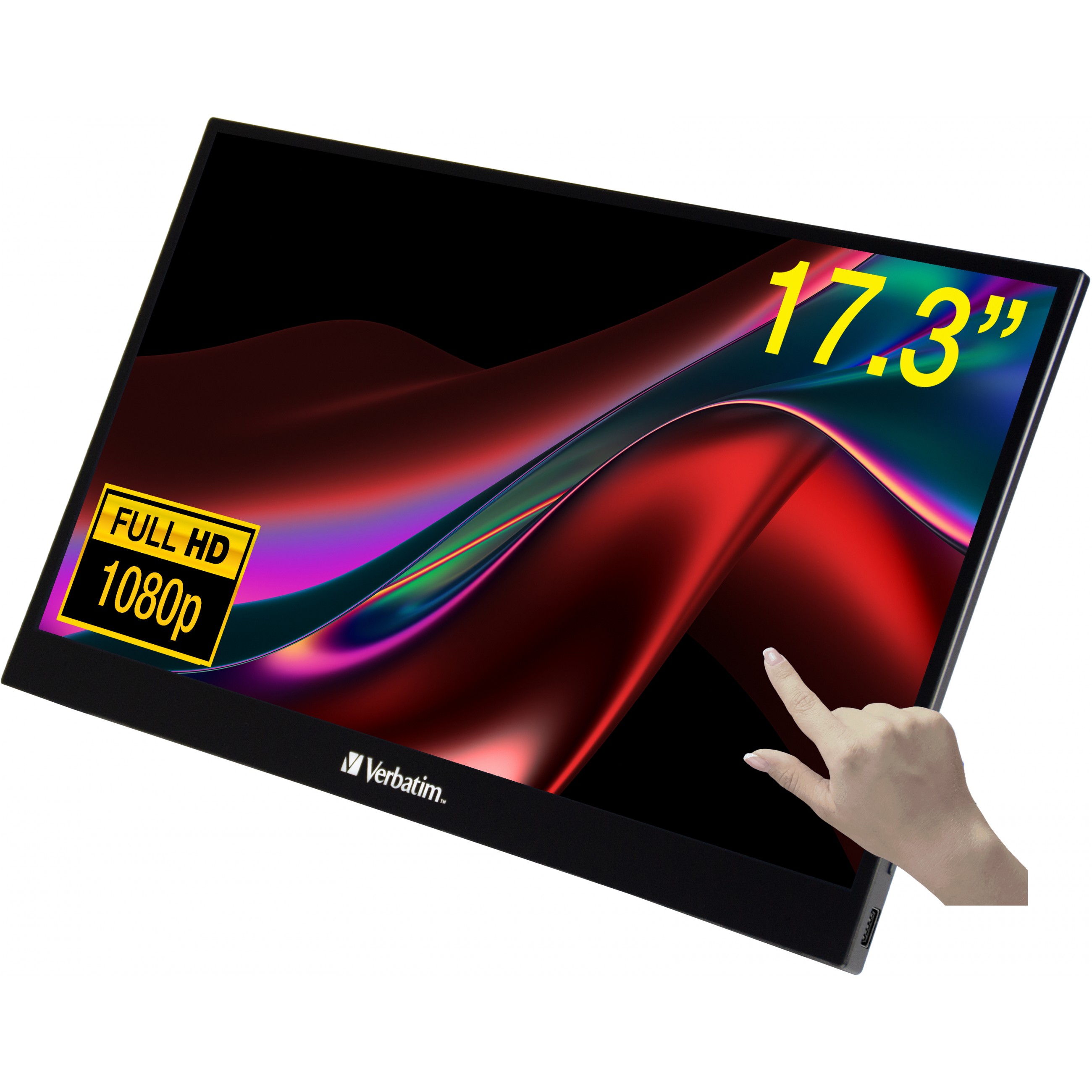 Verbatim PMT-17 Portable Touchscreen Monitor 17.3