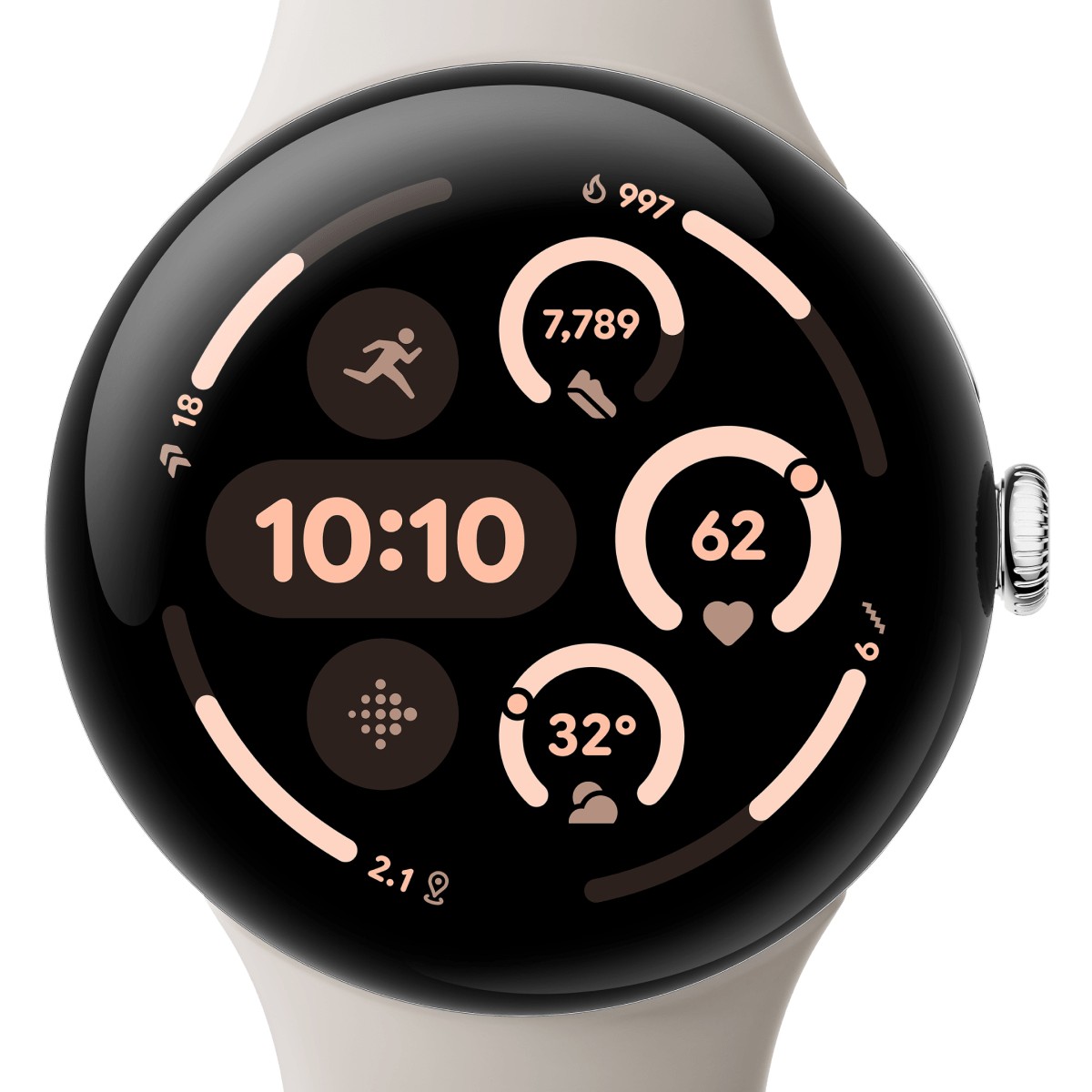 Google Pixel Watch 3 (45mm) WiFi porcelain