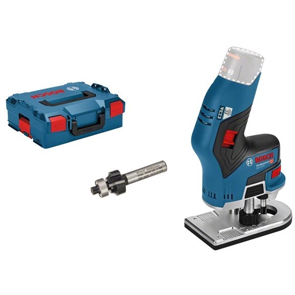Bosch GKF 12V-8 Akku-Fräse inkl. Abrund- und Kantenfräser