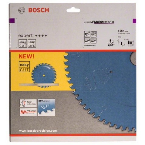 Bosch Kreissägeblatt EX MU B 254x30-96