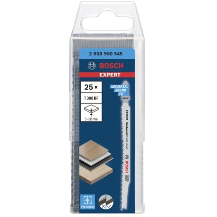 Bosch EXPERT Stichsägeblätter T308BF Hardwood 2-side clean