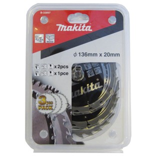 Makita B-33897 Sägeblatt-Set 136x20x16Z+24Z