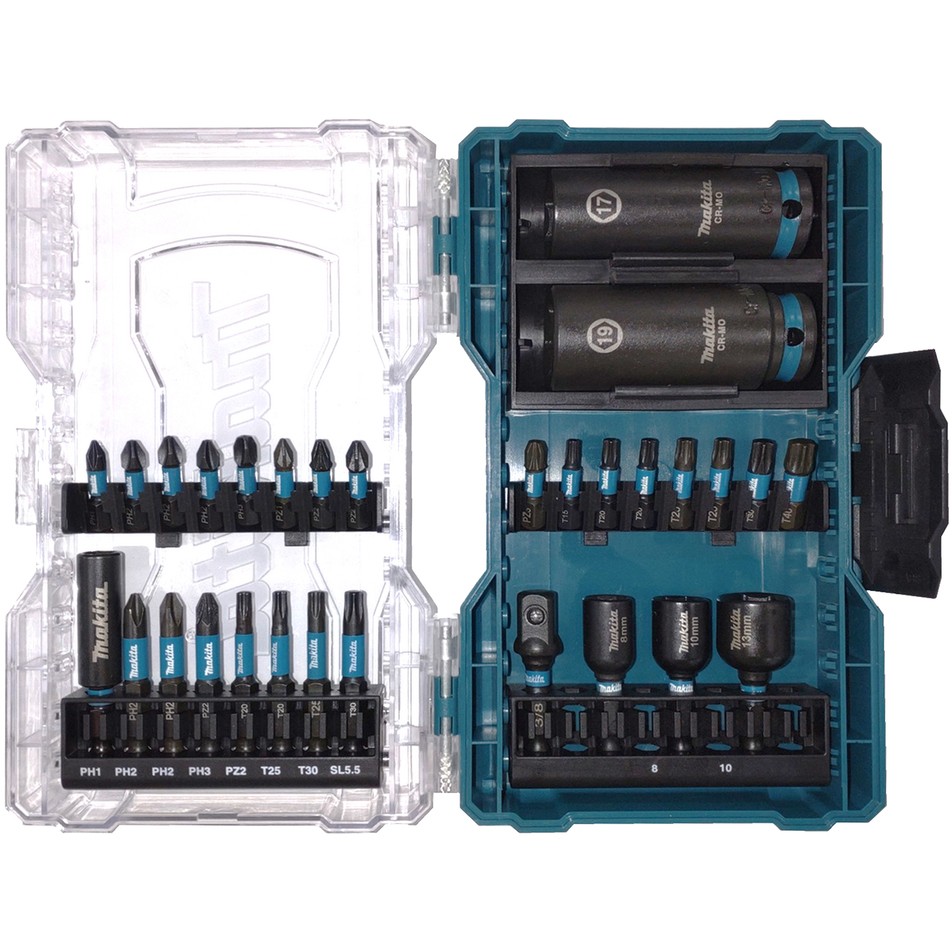 Makita Impact Black Bit- & Schlagnuss-Set. 30-tlg.