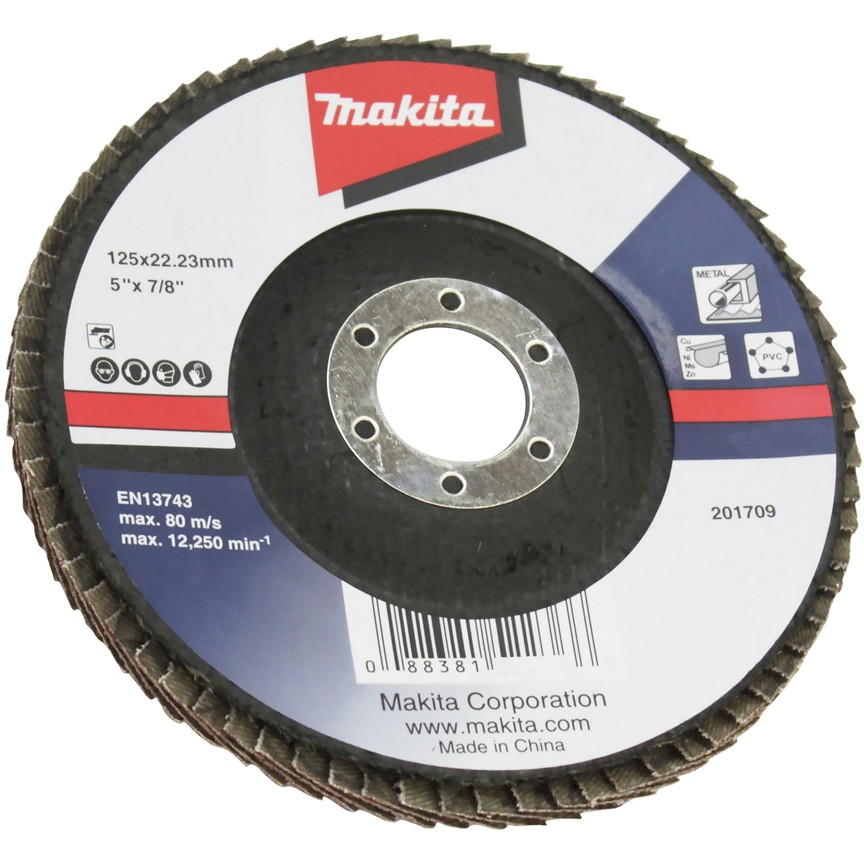 Makita Fächerschleifscheibe 125mm A40