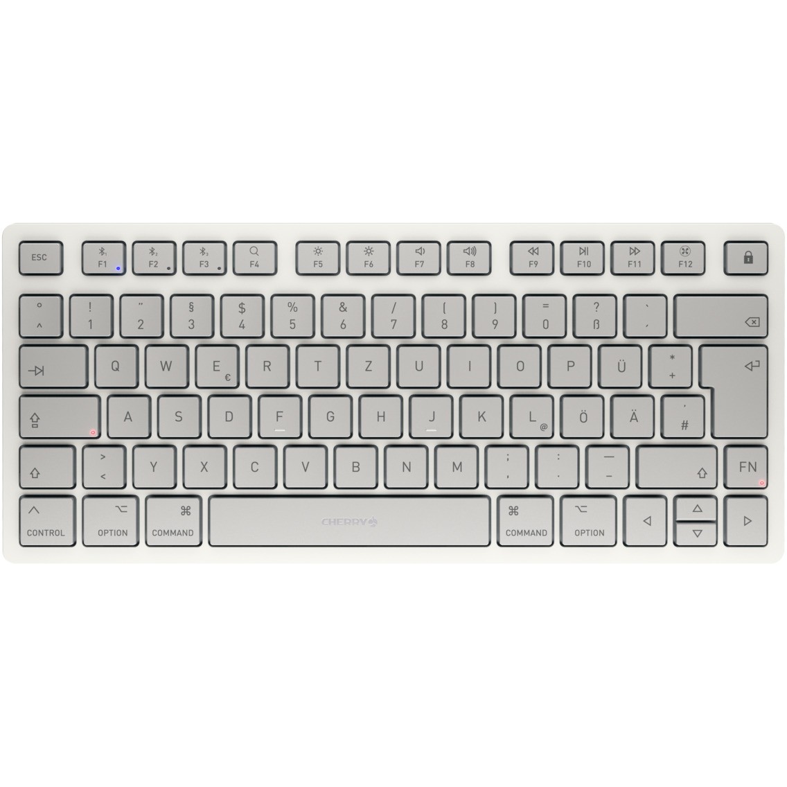 CHERRY TAS KW 7100 MINI BT FOR MAC Wireless DE-Layout weiß