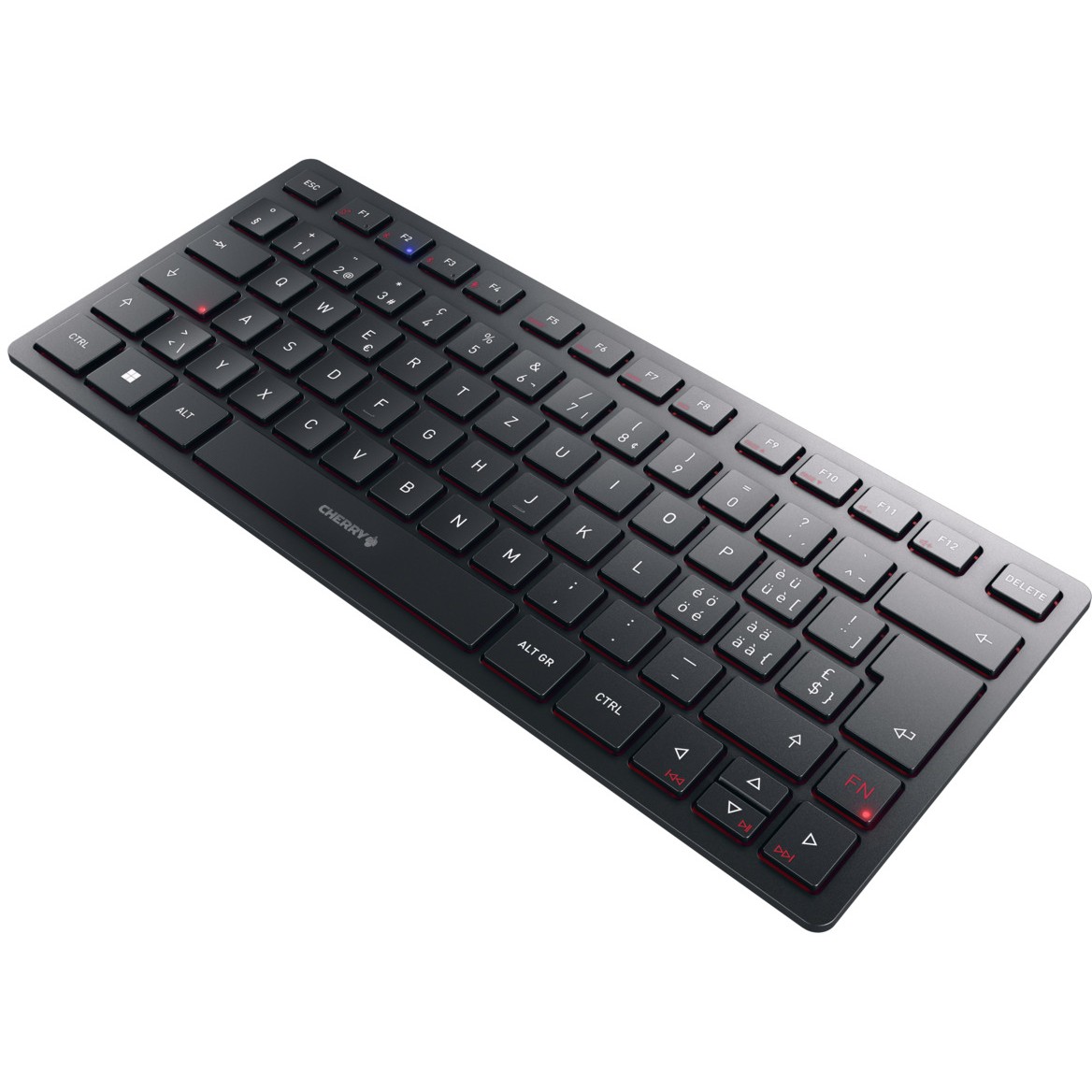 CHERRY TAS KW 9200 MINI Wireless CH-Layout schwarz