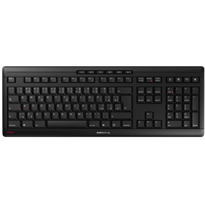 CHERRYSTREAMBLACK KEYBOARD