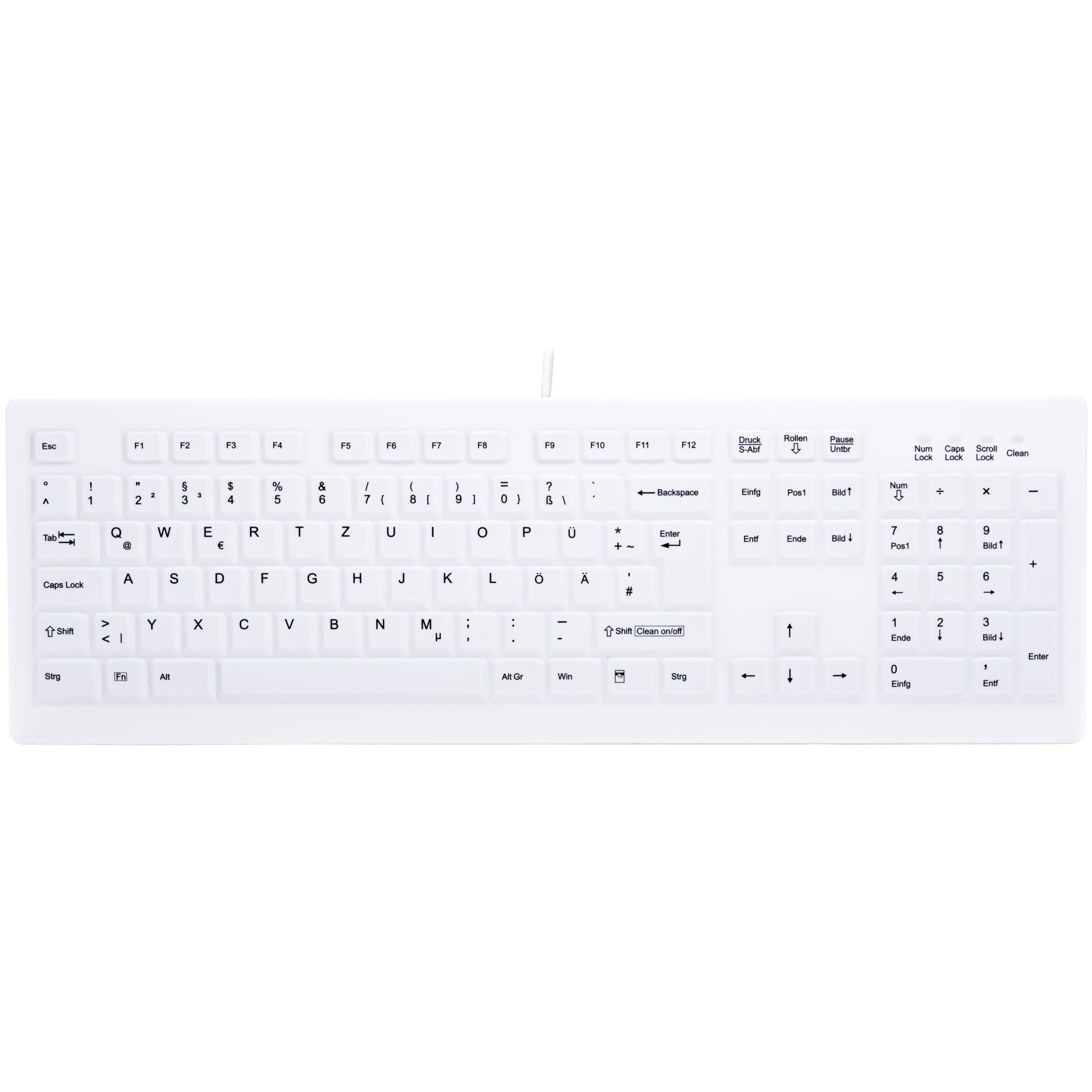CHERRY ACTIVE KEY MTA AK-C8100 Corded DE-Layout weiß IP68