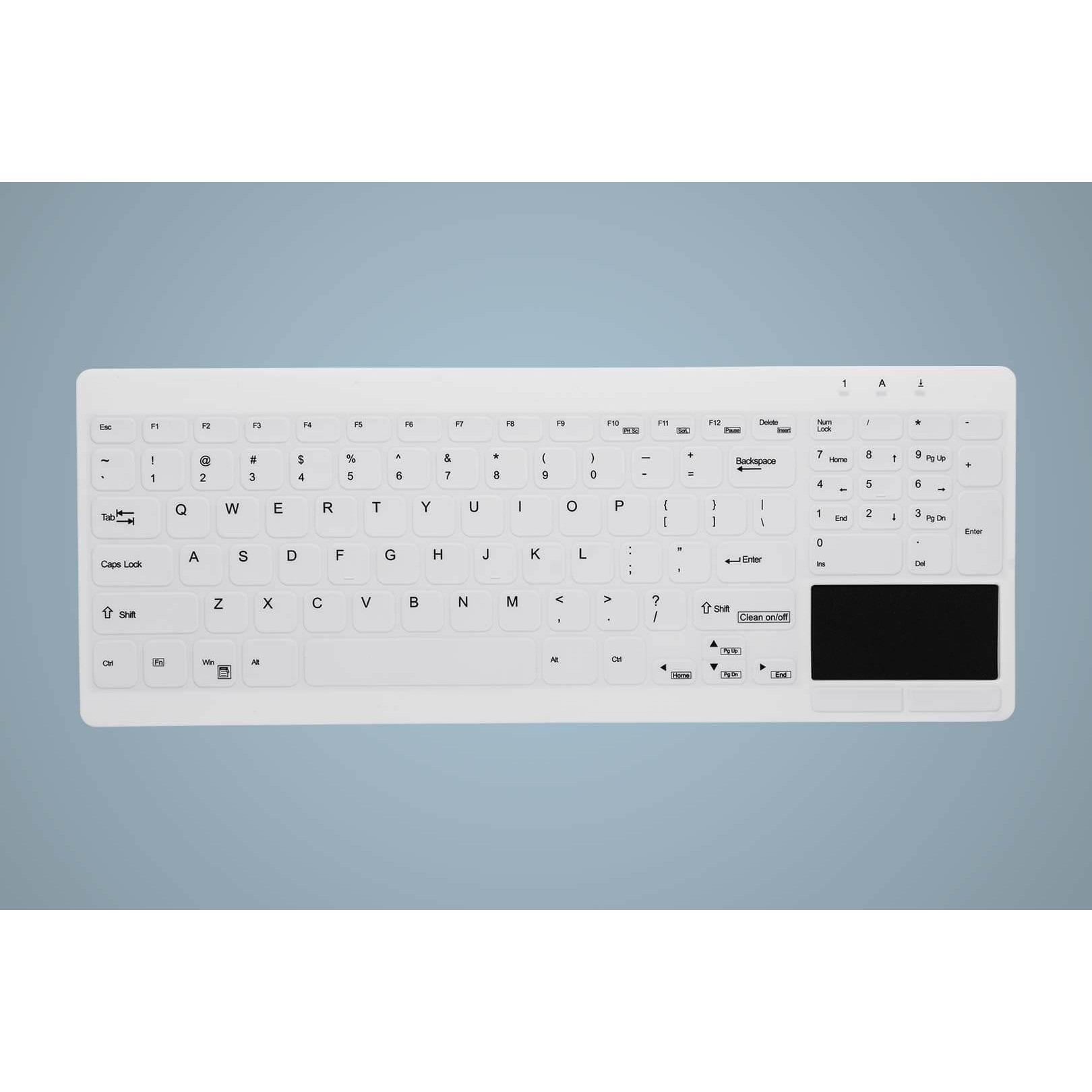 CHERRY AKTIVE KEY Hygiene Compact Ultraflat Touchpad Keyboar