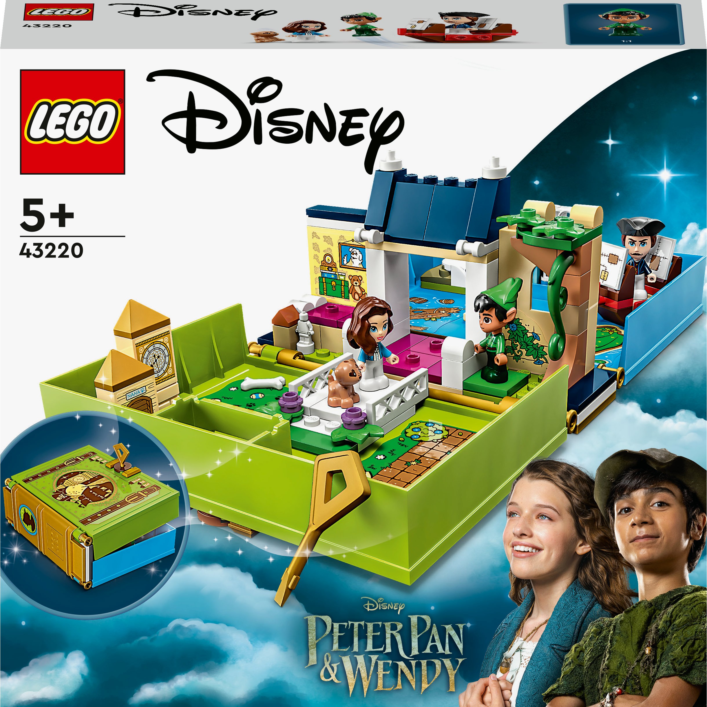 LEGO Disney 43220 Peter Pan & Wendy - Mrchenbuch-Abenteuer