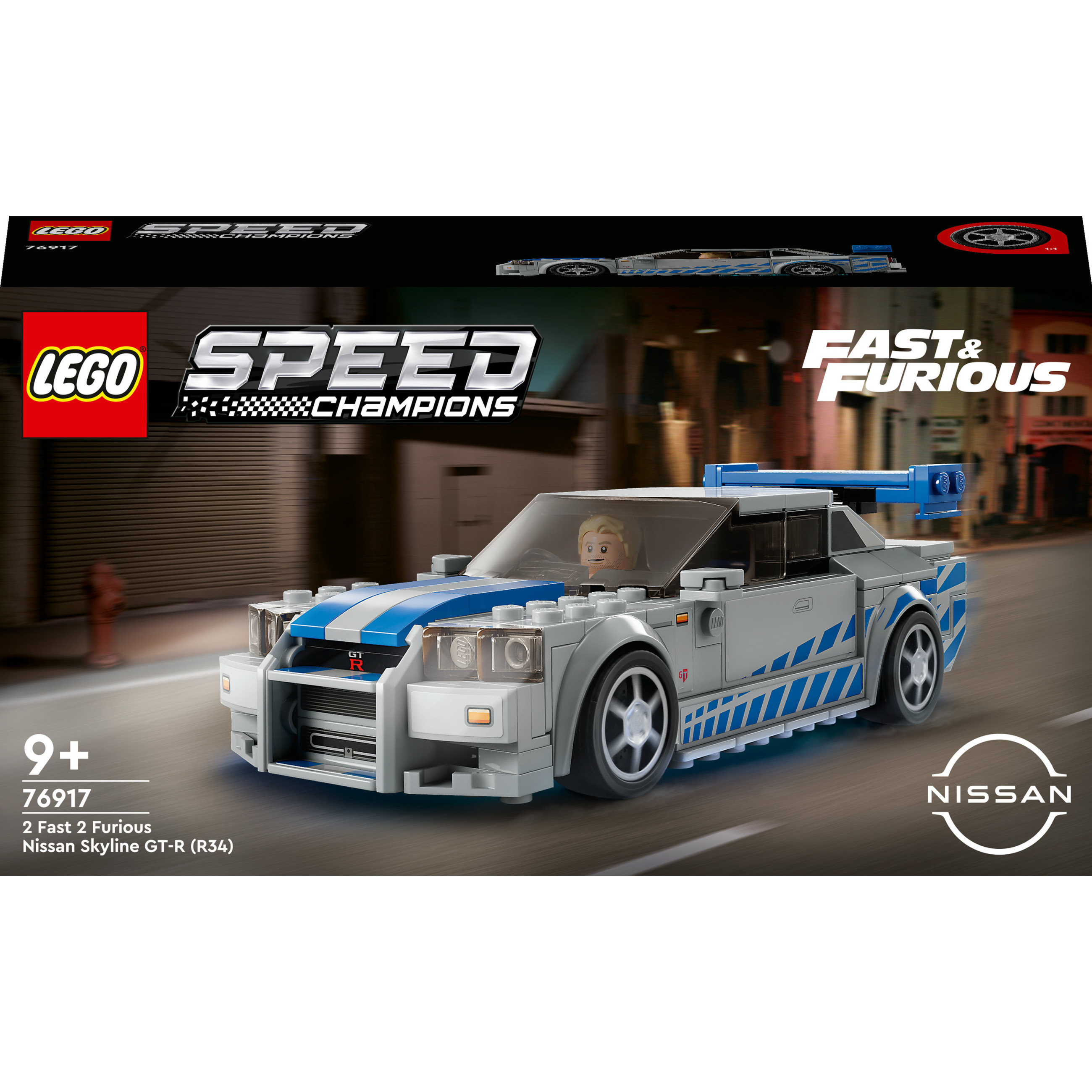 LEGO Speed Champions 2 Fast 2 Furi Nissan Skyline GT-R 76917