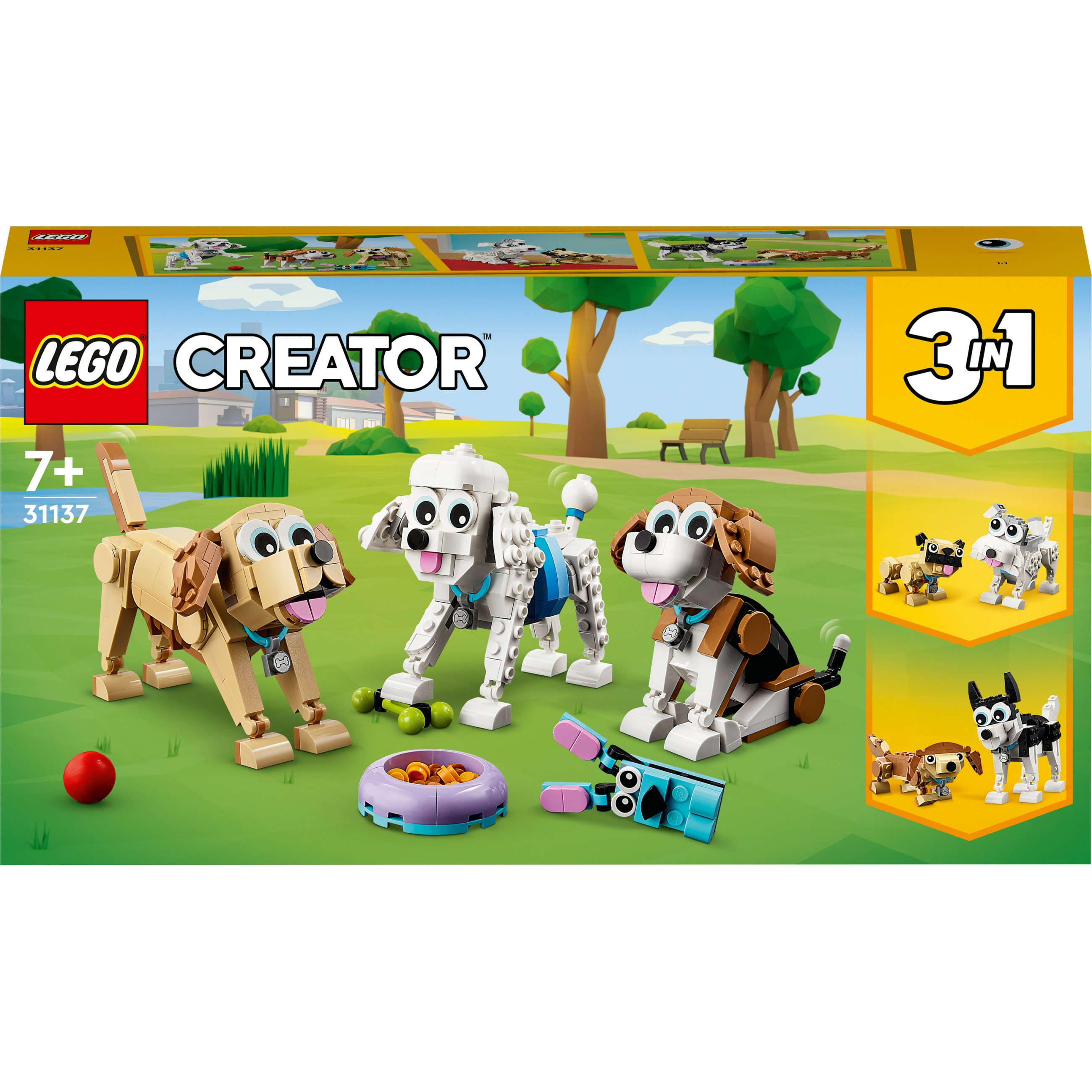 LEGO Creator 31137 Niedliche Hunde