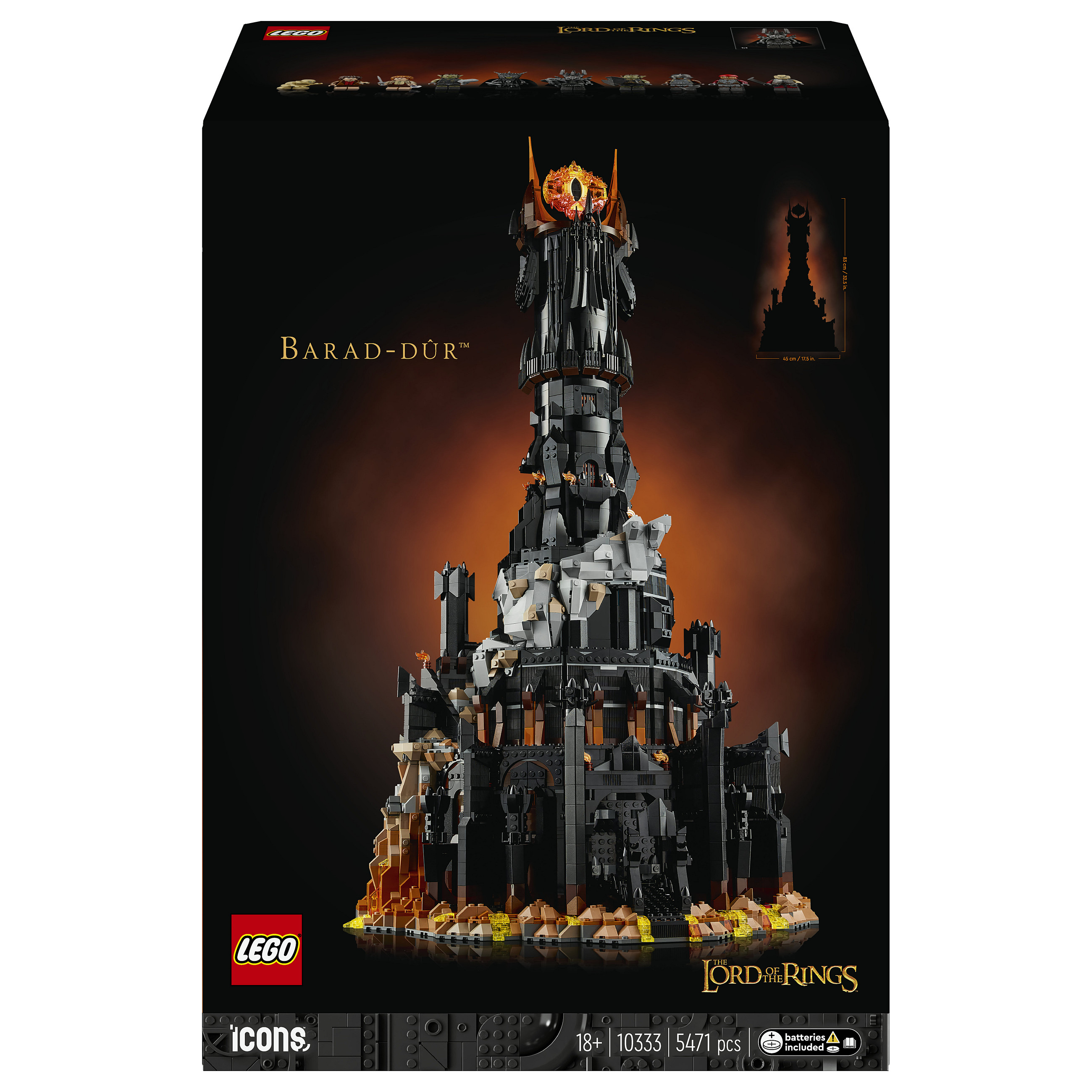 LEGO Icons - Der Herr der Ringe - Barad-dûr