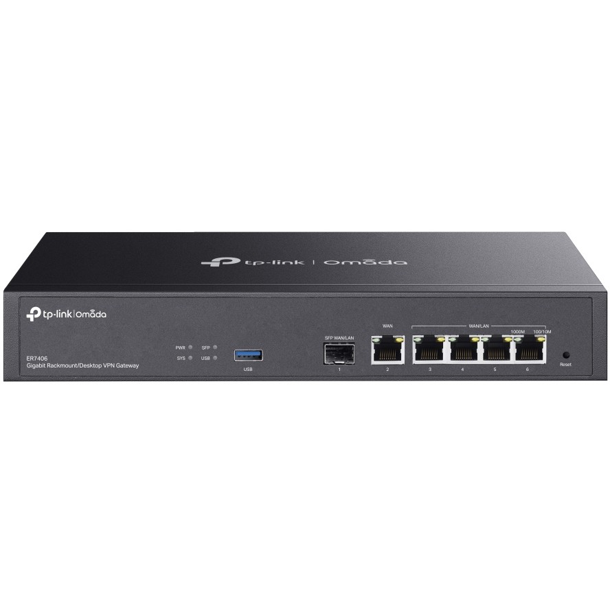 TP-LINK ER7406 Omada Gigabit Rackmount Desktop VPN Router