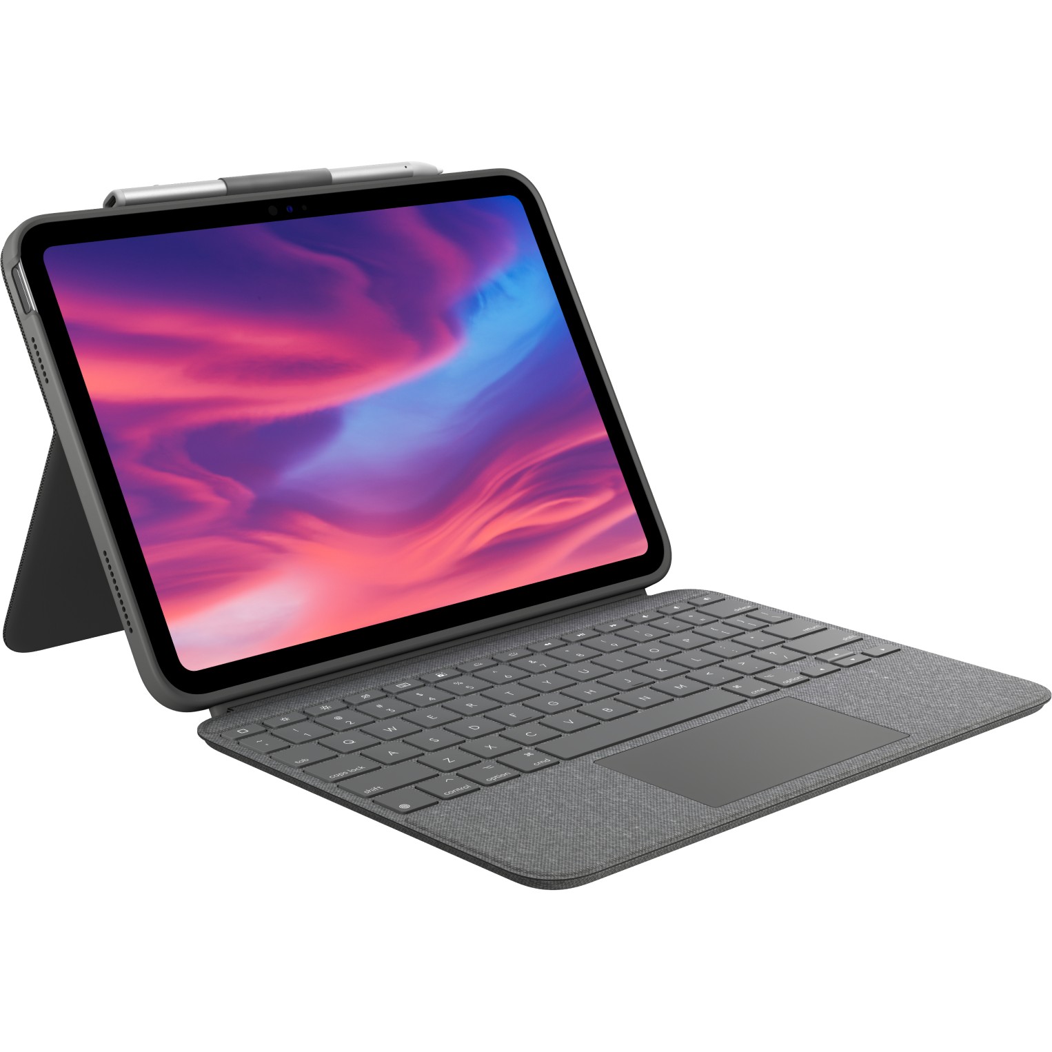 NL Logitech Combo Touch iPad (2022) Grey US Layout