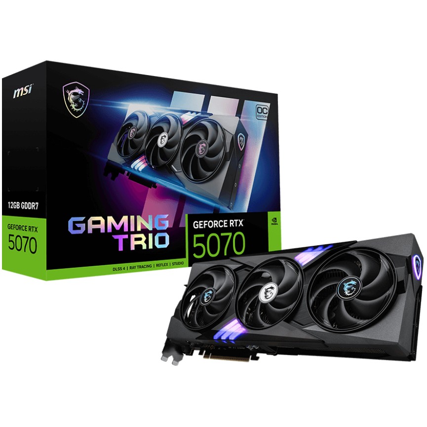 MSI RTX5070 Gaming Trio OC 12GB GDDR HDMI 3xDP