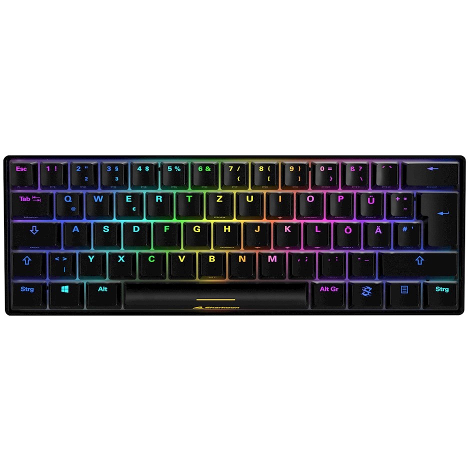 Sharkoon Gaming Tastatur Skiller SGK50S4 schwarz-rot DE