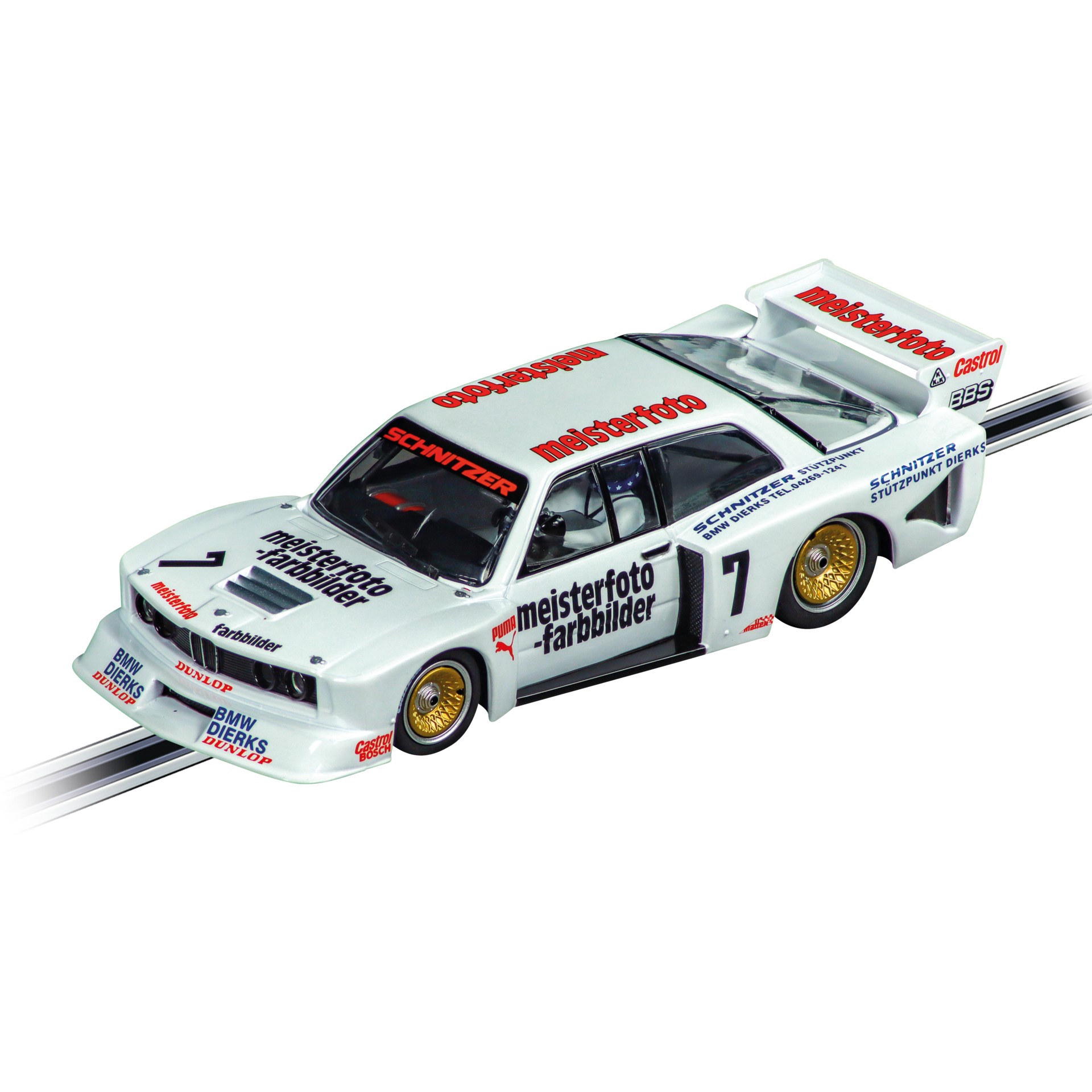 Carrera - Digital 132 Cars - BMW 320 Turbo Flachbau Team Schnitzer, No.7