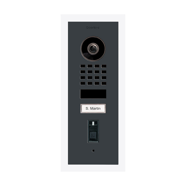 DoorBird IP Video Trst. D1101FV Fingerpr.50 Unterputz RAL7016