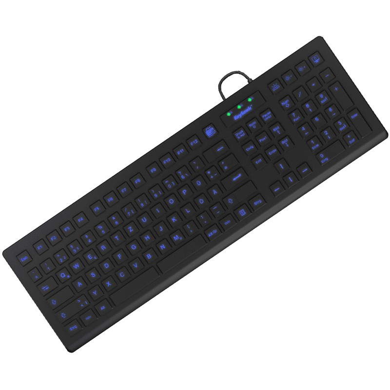 KeySonic KSK-8031INEL-B (DE) Industrietastatur 105T bl