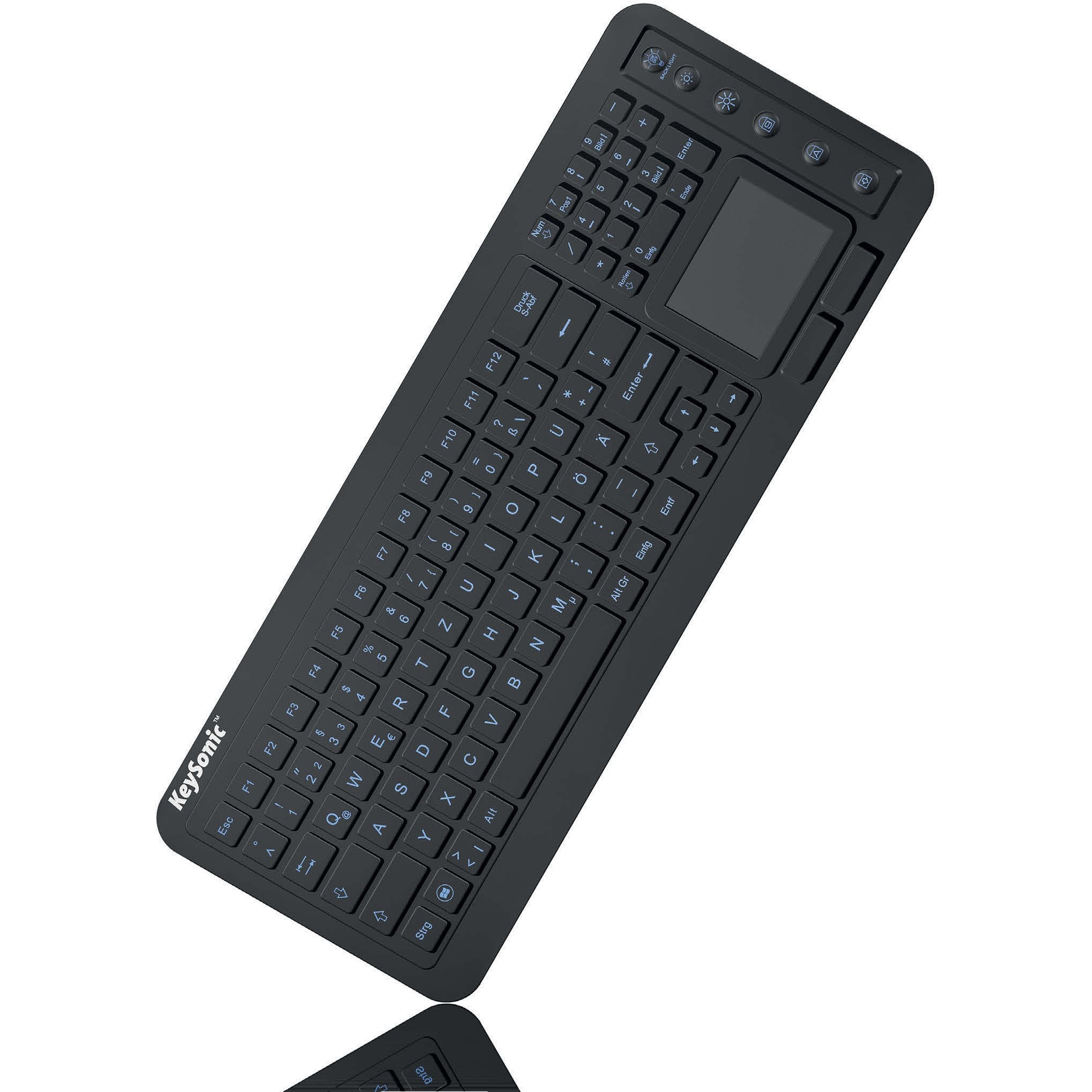 KeySonic KSK-6231INEL (UK) Industrie Touchpad W-dicht bl bulk