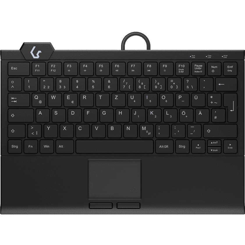 KeySonic KSK-5210ELU (DE) Mini Touchpad schwarz