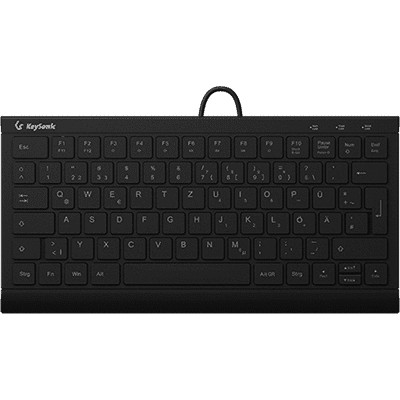 KeySonic KSK-5011ELC (DE) Mini mit Nummernblock schwarz