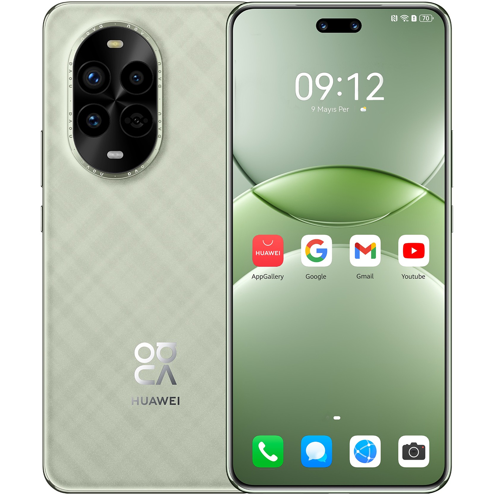 Huawei Nova 13 Pro (Milla-L29E). Loden green