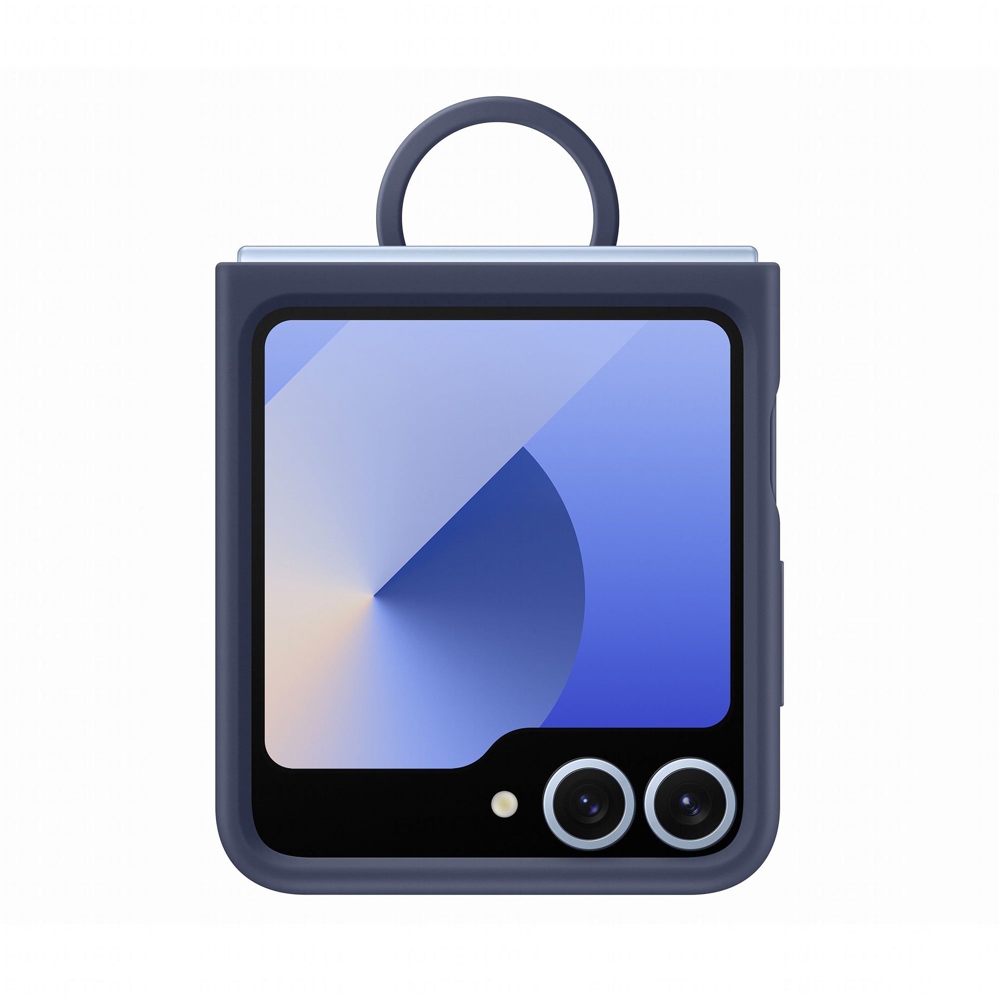 Samsung Silicone Case with Ring fr Galaxy Z Flip6. Navy