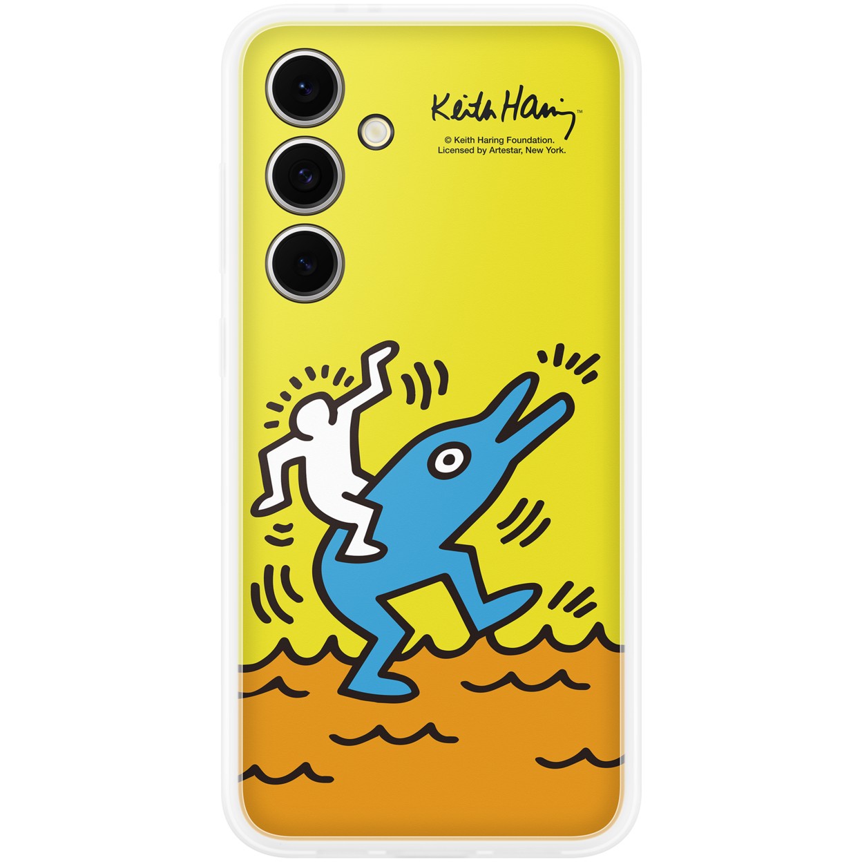 Samsung Flipsuit Case fr Galaxy S24 FE. yellow