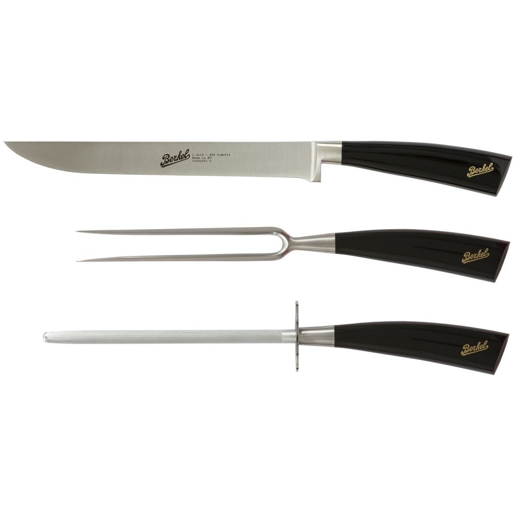 Berkel Elegance Glossy Black Roast-Set 3-tlg.