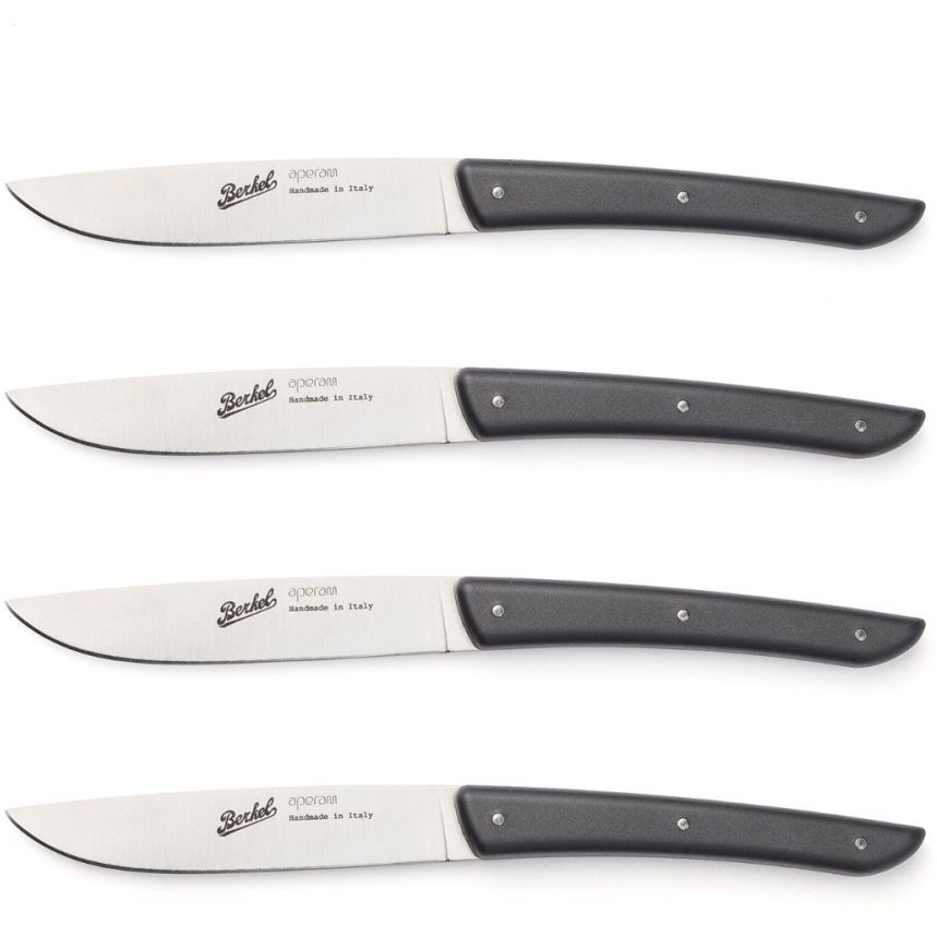 Berkel Steakmesser-Set 4-tlg. Color nero