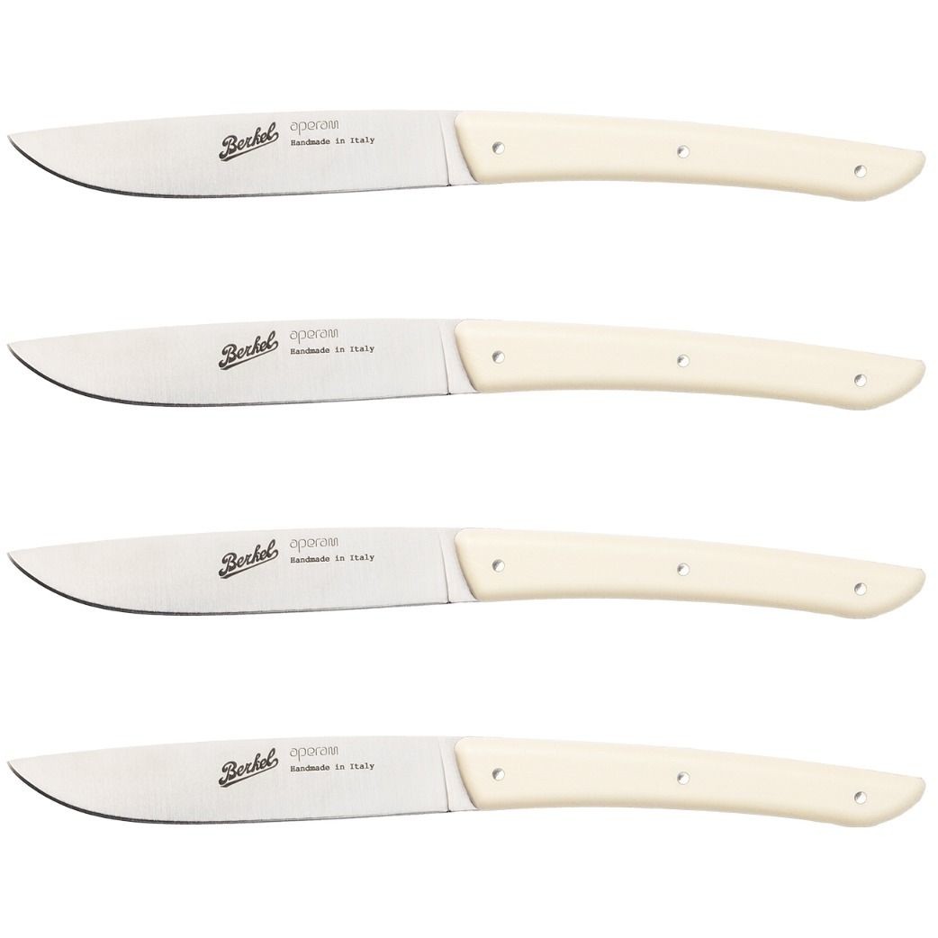 Berkel Steakmesser-Set 4-tlg. Color crema