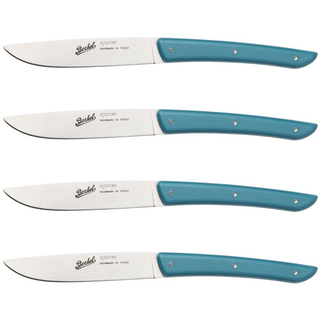 Berkel Steakmesser-Set 4-tlg. Color blu petrolio